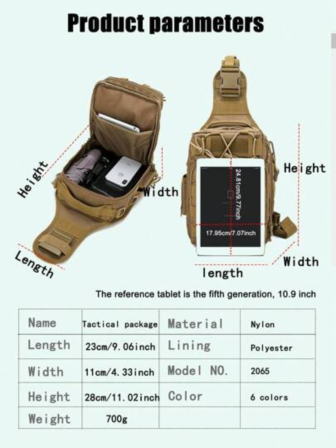 1 New Men 10L Multi Function Tactical Chest Bag Suitable For Fishing Cycling Running Hiking Beach And Other Outdoor Activities Convertible Crossbody Shoulder Chest And Handbag Styles