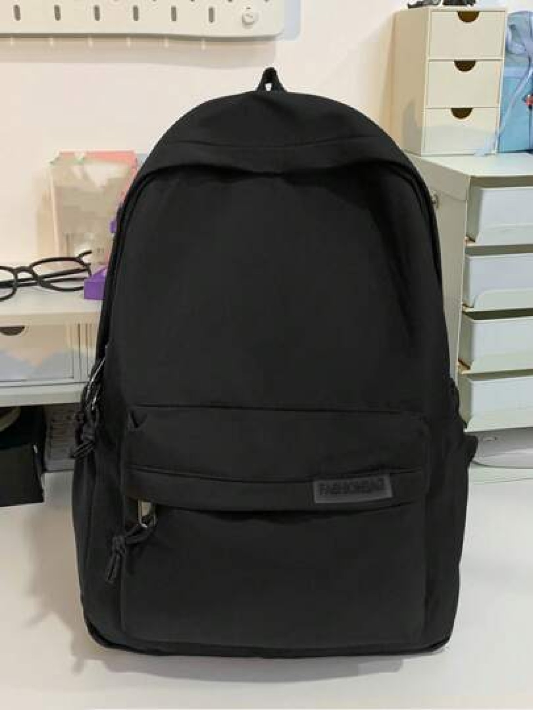 Large Capacity Solid Color Men s Backpack Fashionable And Simple Travel Bag Suitable For Casual Use Japanese Style Student And Commuter Backpack Unisex