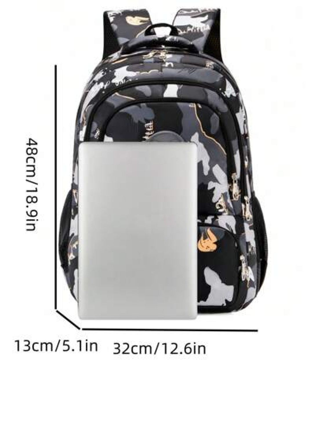 New Minimalist Versatile Casual Sports Lightweight Travel Commute Large Capacity Multi Pocket Laptop Backpack For Men