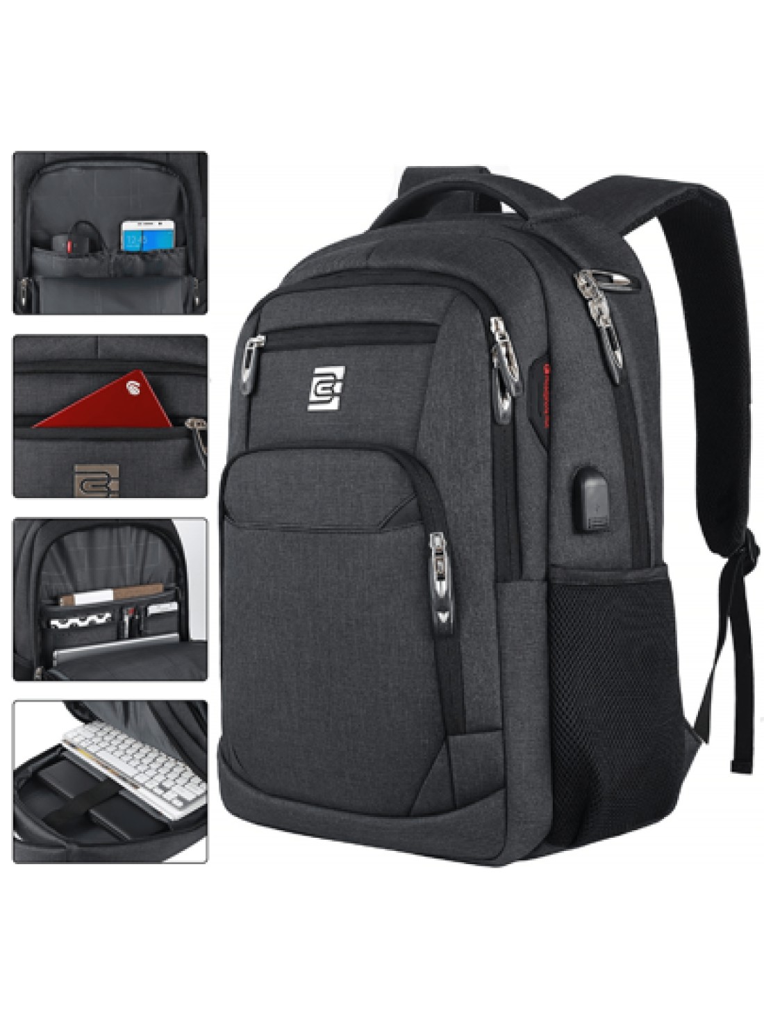 15 6 Inch Backpack Large Capacity Weekend Overnight Bag Travel Backpack Airline Approved Water Proof Laptop Backpack Gift Casual Backpack School Backpack With USB Port Best Valentine s Day Camping Hik