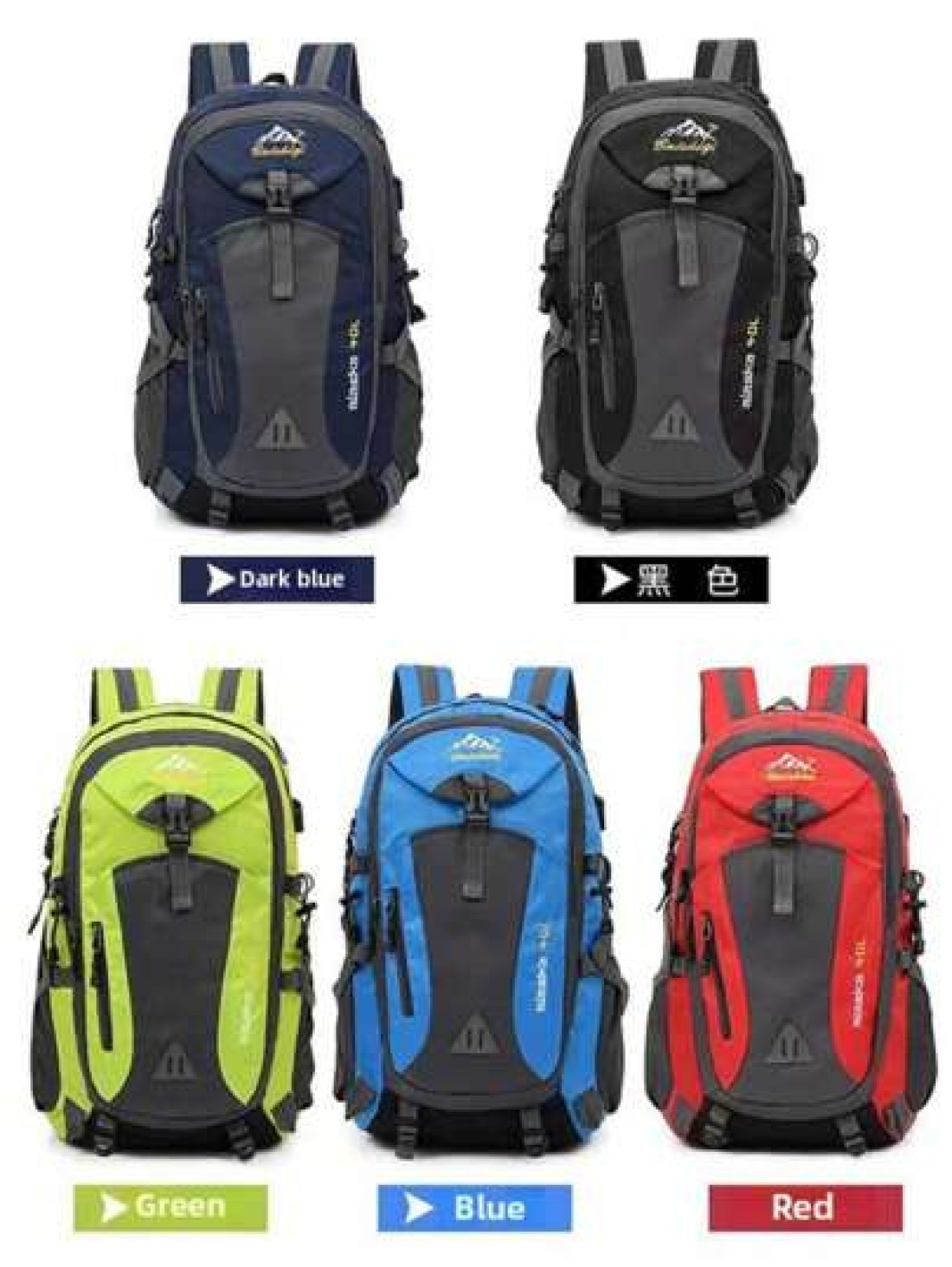 Men s Riding Backpack Light And Ultra Light 40L Outdoor Sports Waterproof Mountaineering Bag Unisex Mountain Riding Backpack Fashion Leisure Backpack Travel Backpack Water Proof Backpack