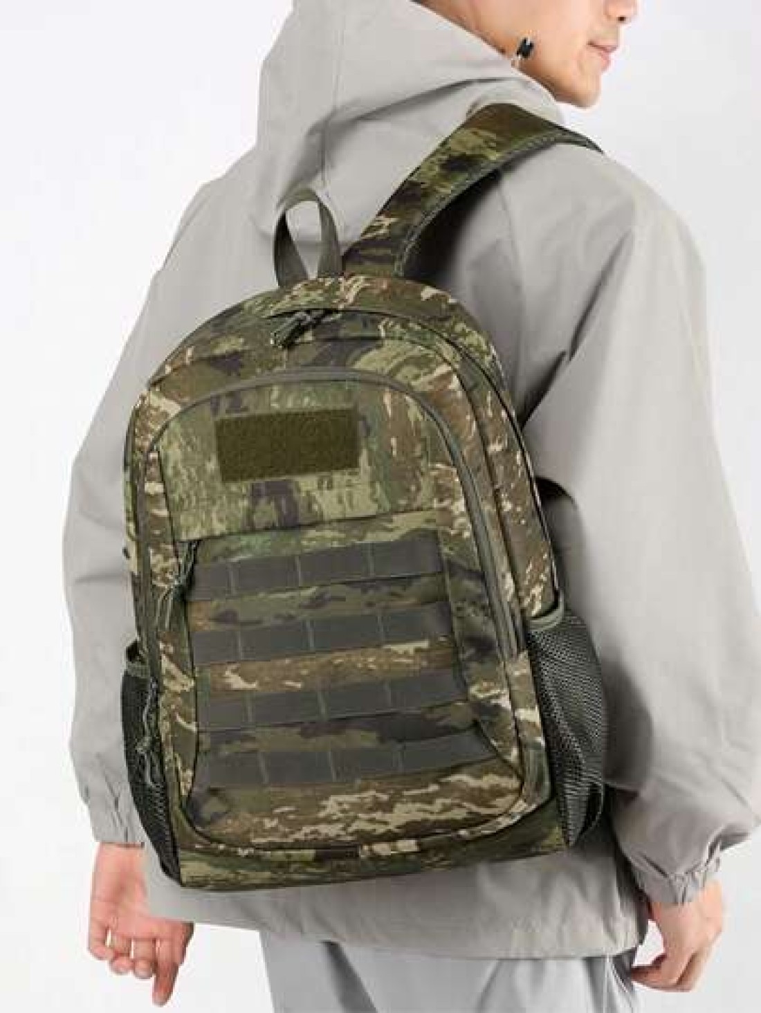 New Simple Large Capacity Tactical Camouflage Backpack Multifunctional Outdoor Camping Bag Hiking Rucksack With Multiple Compartments Suitable As Gift For Teenagers Backpack For Travel