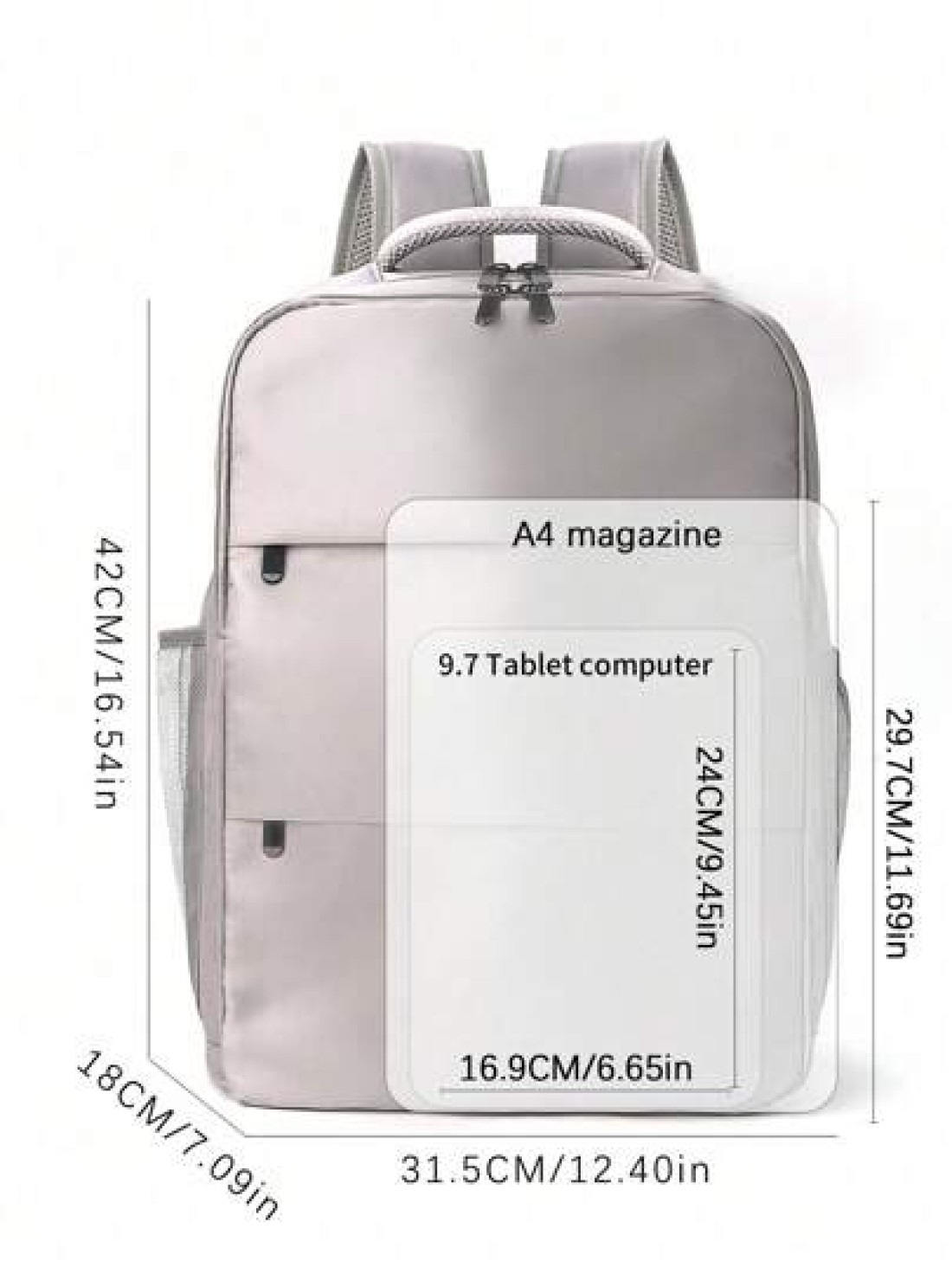Release Buckle Decor Functional Backpack Laptop Backpack Business Travel Anti Theft Slim Laptop Backpack Water Resistant College School Computer Bag For Men Fits 15 6 Inch Laptop