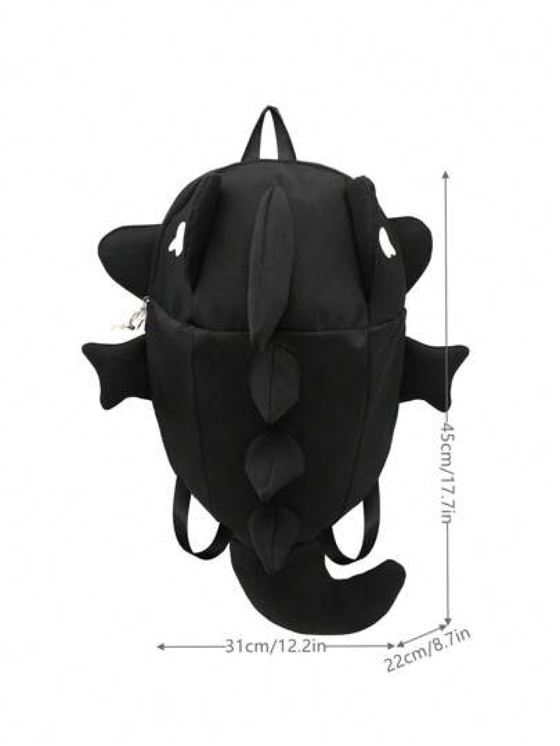 peach tree Large Capacity Unisex Shark Shaped Backpack Fashion Casual Couple Backpack Suitable For High School And College Students Travel Sports Multi Function Lightweight Backpack With Multiple Pock