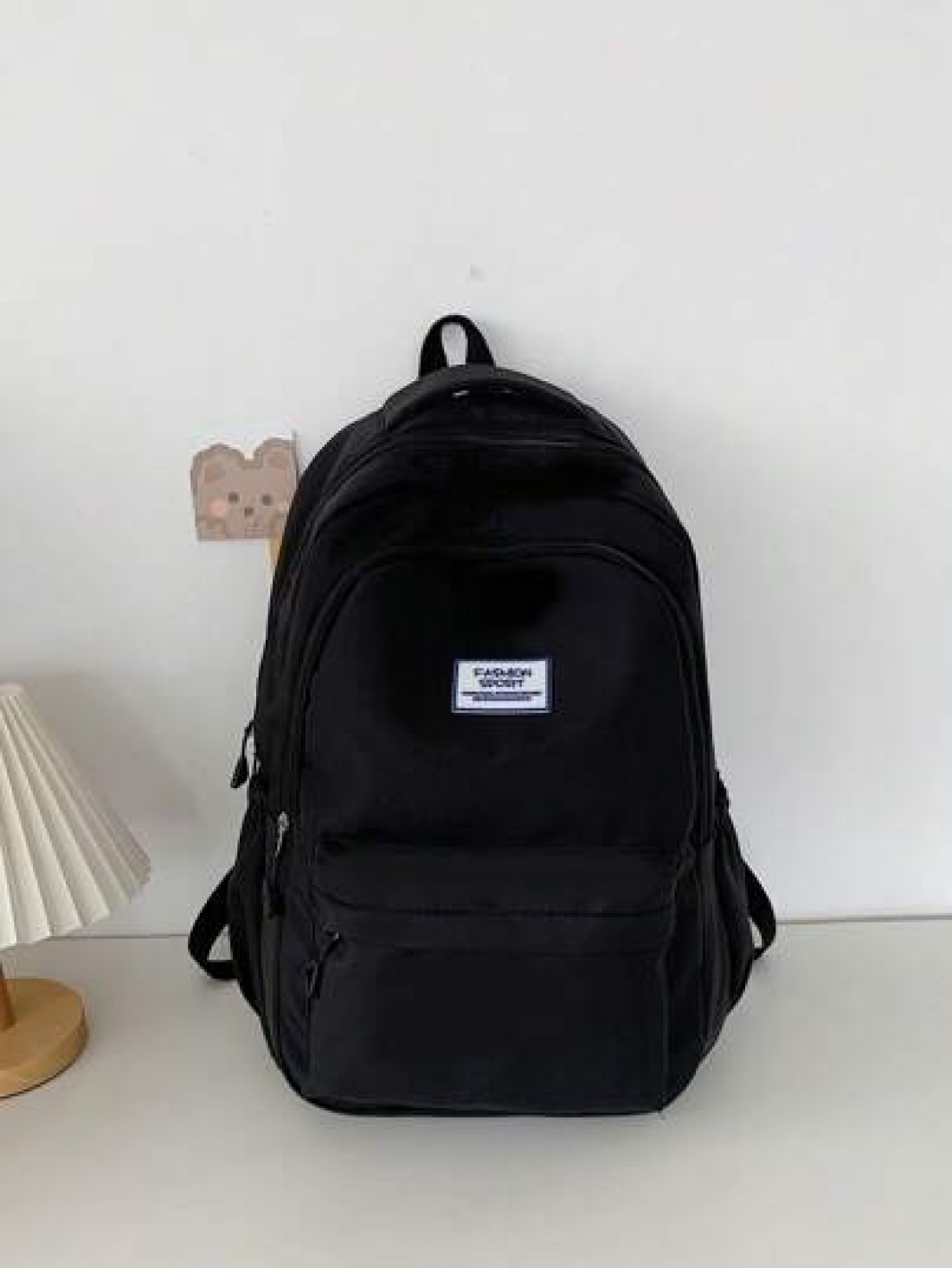 Nylon Waterproof Laptop Backpack Fits 15 6 Inch Unisex Travel Bag