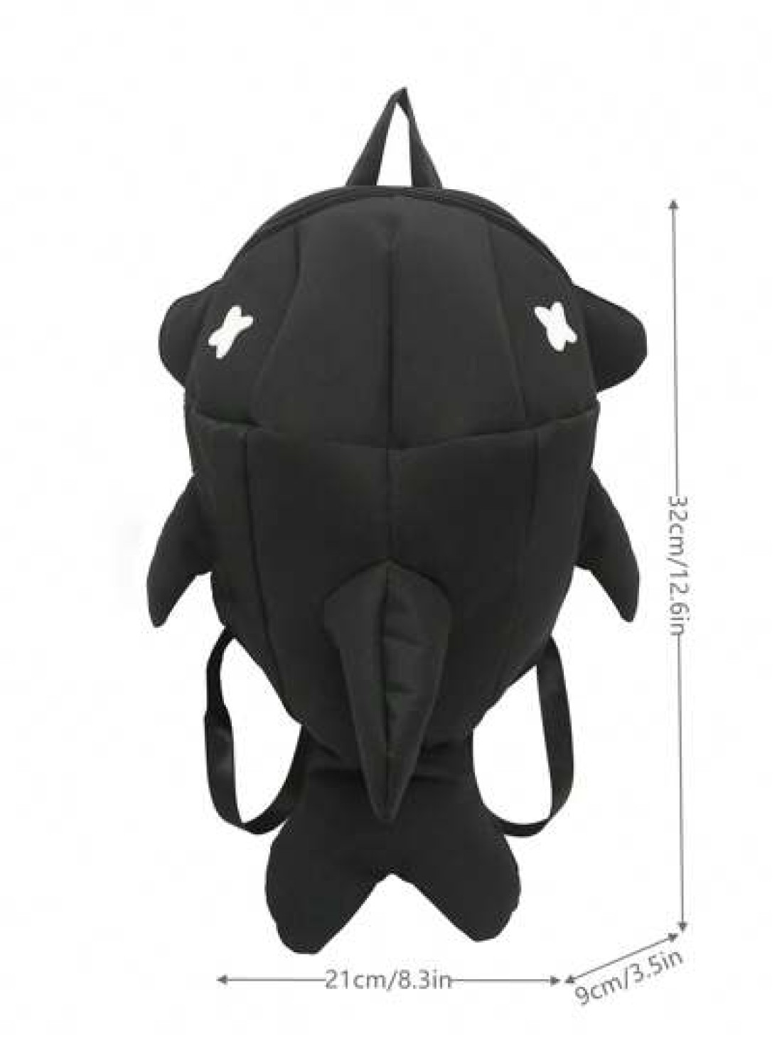 peach tree Unisex Shark Backpack Versatile Casual Shoulder Bag For Couple Suitable For High School College Students Traveling Sports Backpack For Dorm School Supplies Multi Pocket Messenger Bag Autumn
