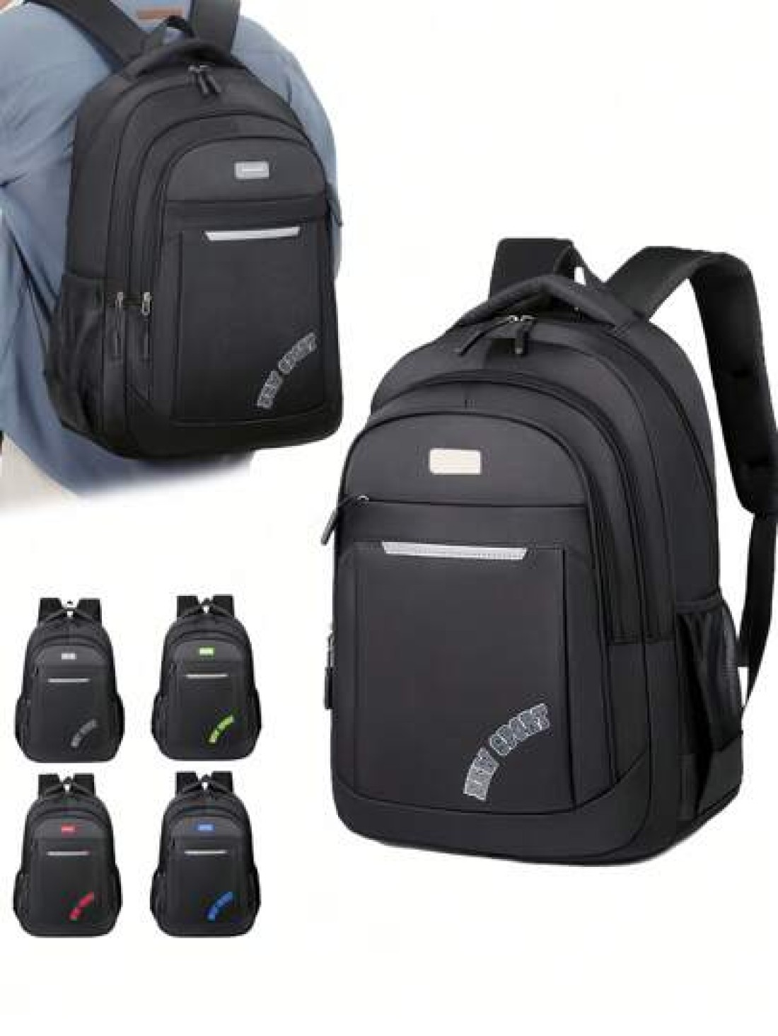 Fashion Casual Multifunctional Shoulder Bag Adjustable Shoulder Strap Lightweight Design Zipper Closure Suitable For High School And College Students Casual Style Travel Backpack