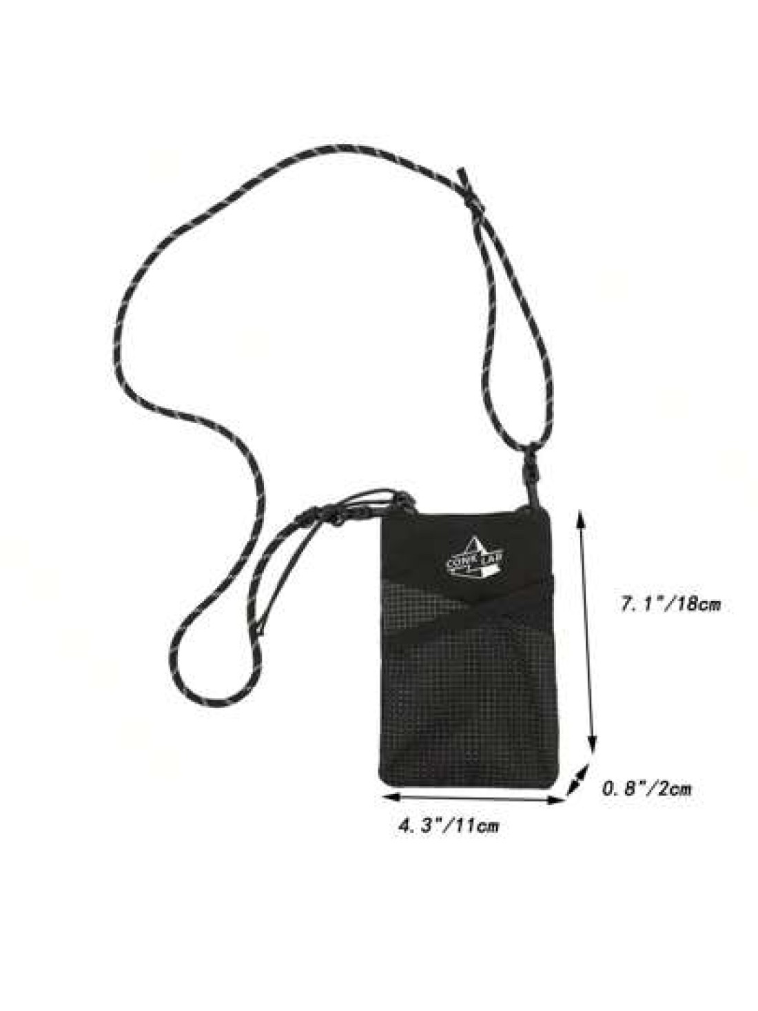 Men s Sling Bag With Mesh Pocket Casual Phone Pouch Mesh Eyelet Design Versatile Cool Male Bag