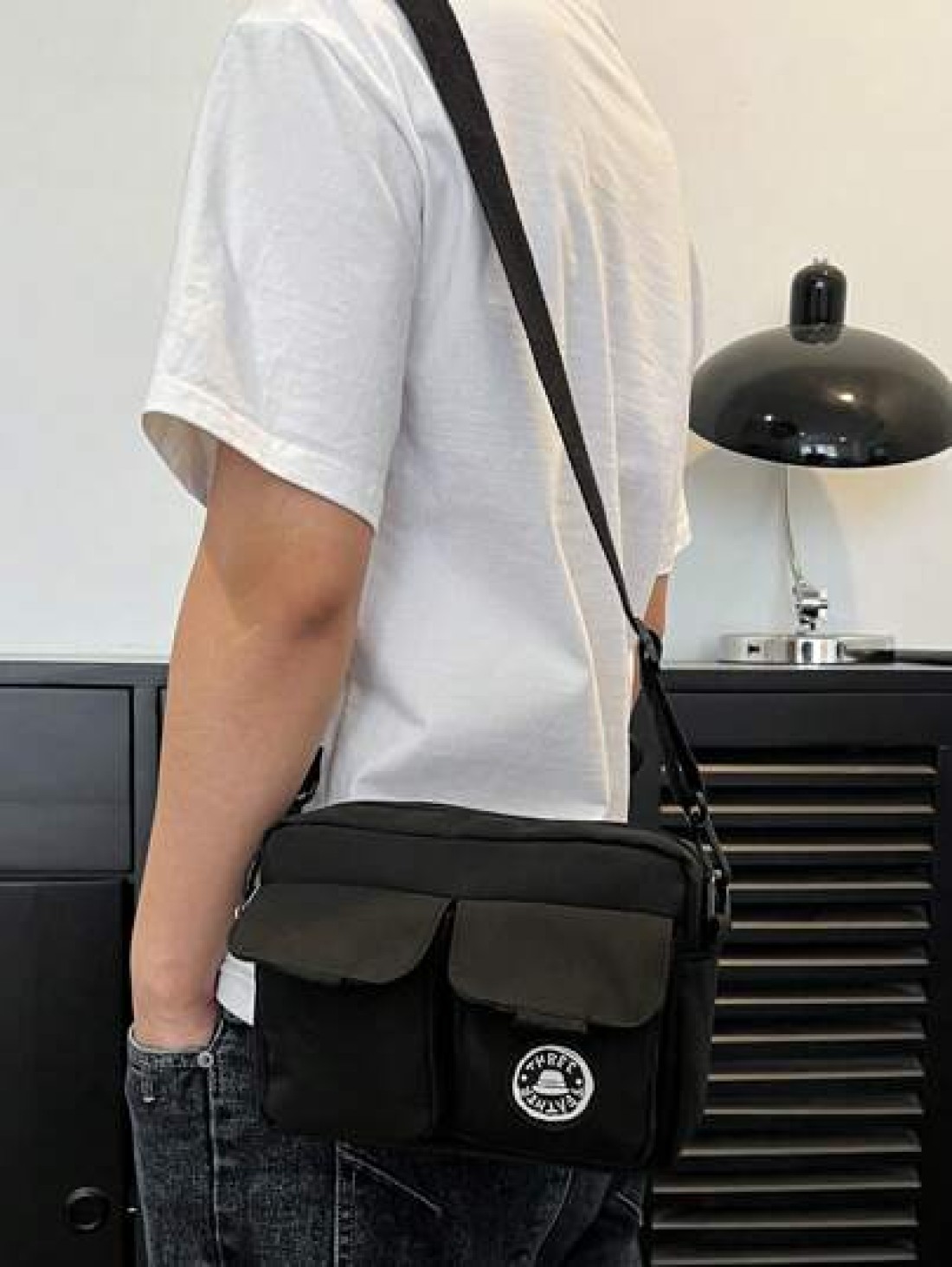 New Spring Men s Diagonal Shoulder Bag Sports Versatile Travel Street Fashion Phone Pouch Coin Purse