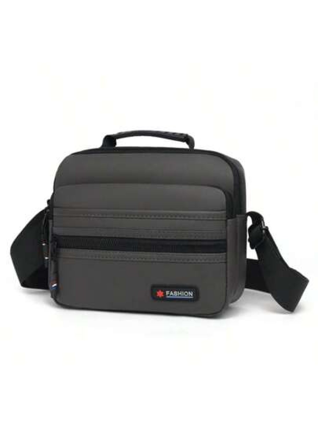 Men s Casual Versatile Solid Color Nylon Messenger Crossbody Phone Bag Business Style
