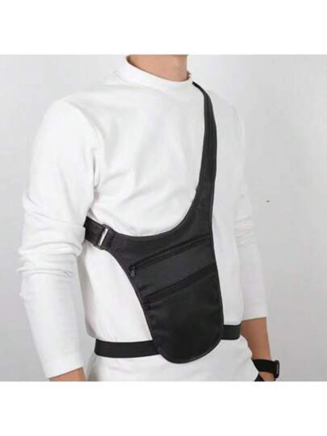 Men s One Shoulder Bag Crossbody Bag Phone Pouch Multi Layer Sports Pack