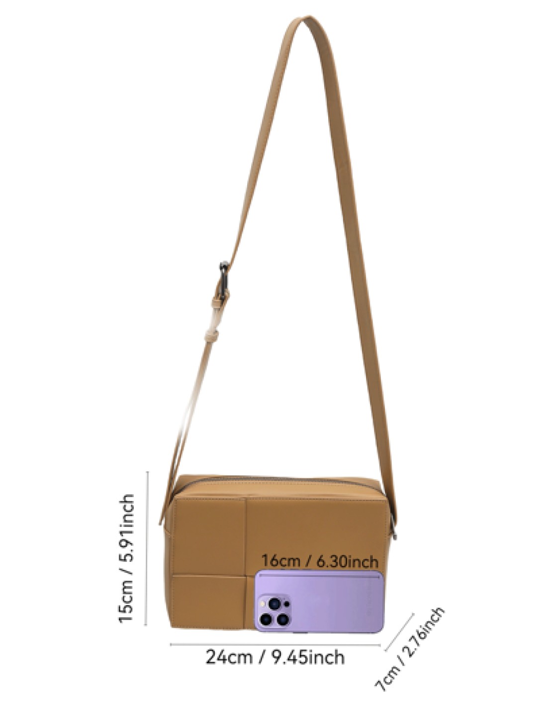 1pc Unisex Fashionable Minimalist Casual Shoulder Bag Suitable For Work Shopping Dating Commuting Travel And Holiday