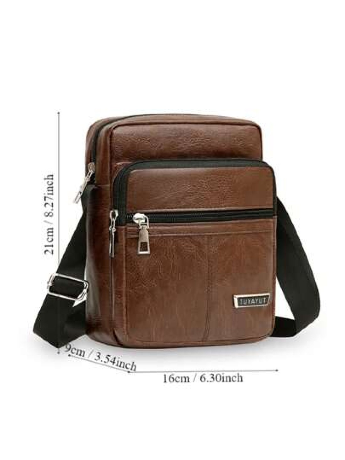 1pc Solid Men s Shoulder Crossbody Bag Suitable For Daily Business Commute School Bag Teenagers Freshmen High School University Practical Stylish Sling Bag Man Bag Cross Body Bag Shoulder Bag Side Bag