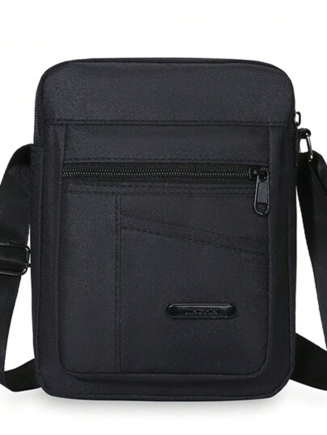 New Shoulder Bag Men s Bag Multi Zipper Oxford Cloth Mobile Phone Bag Crossbody Bag Canvas Leisure Backpack Sling School Nylon Black Bag Multi Functional Commute Bum Bag Rider Bag Gym Bag Black Bag Hi