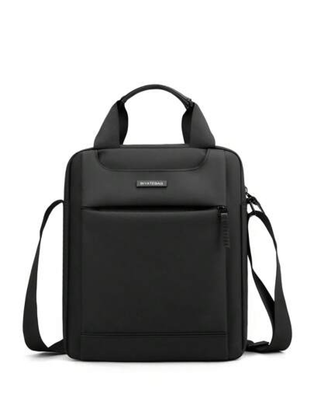Water Proof Multifunctional Shoulder Crossbody Bag Simple Business Handbag Large Capacity Square Shaped Bag Sling Vacation School Summer Carry On Nylon Business Casual Black Personalized Gifts Dad Hus