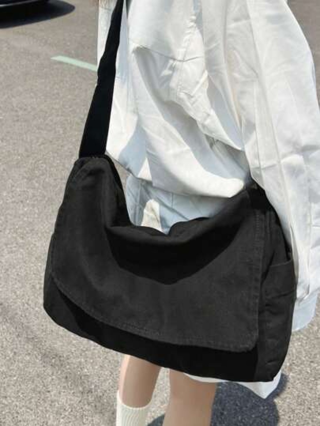 Stylishly Retro Y2K Hobo Crossbody Bag 4 Color Options Canvas Large Capacity Fashion Shoulder Bag Suitable For School Business Outdoor Party Gift Christmas Winter Christmas Gifts Men Bag Laptop Gifts