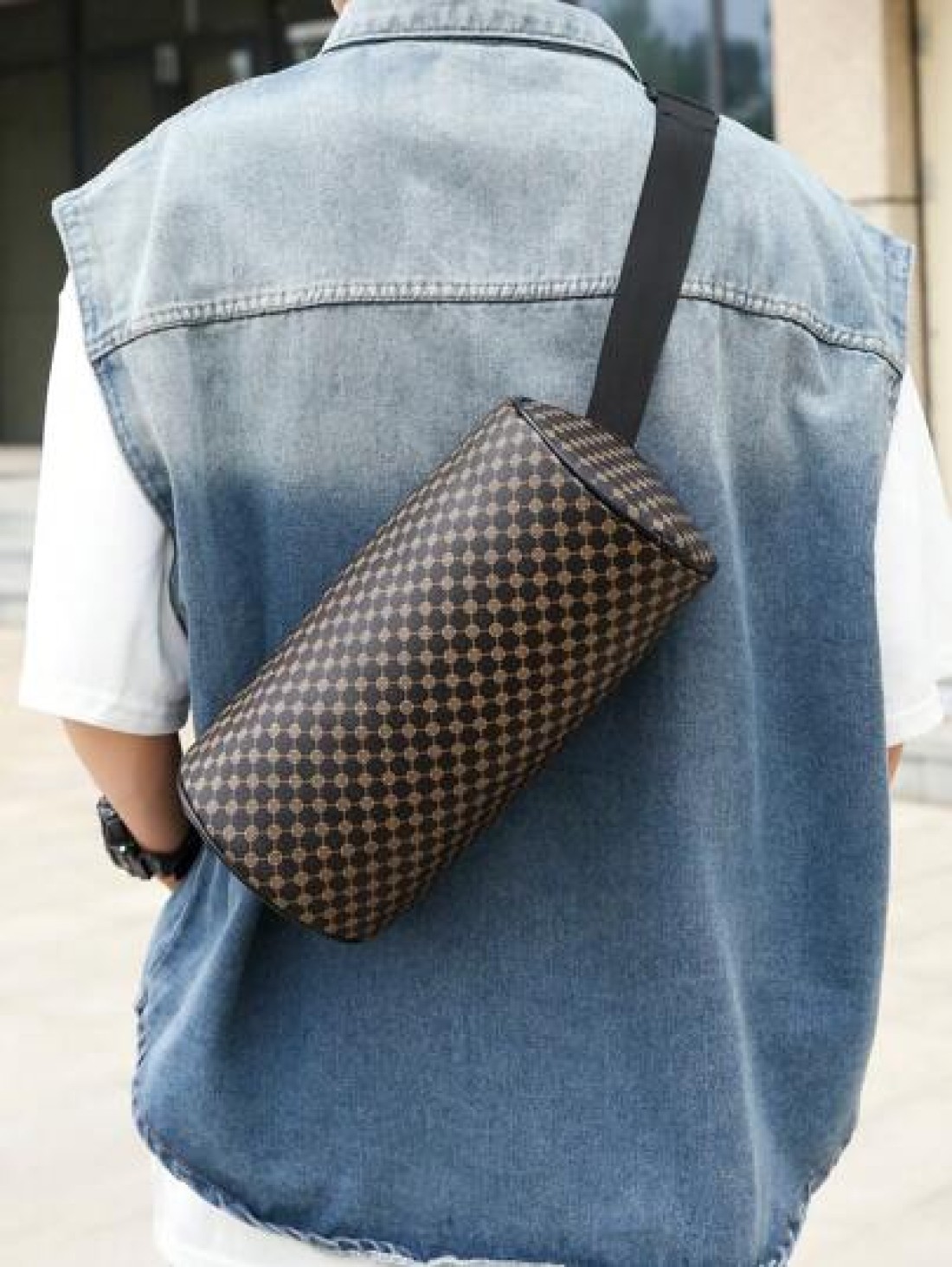 Men s Crossbody Bags Multifunctional Small Bags Shoulder Cylinder Bucket Bags Crossbody Bags Shoulder Backpacks Holiday Travel Essentials Bookbags College Summer Gifts Boyfriends Bookbags Ancient Coin