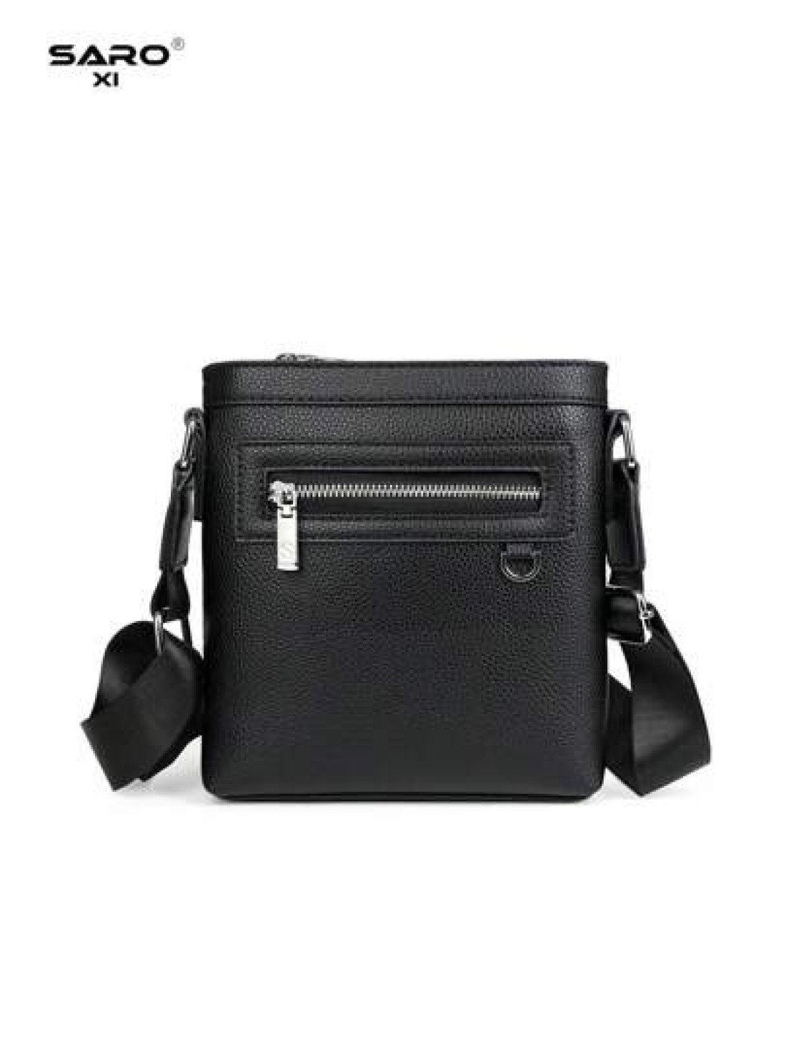 1pc Versatile Crossbody Bag For Men Durable PU Leather Shoulder Bag With Side Pockets Simple Stylish Design Suitable For Commuting Black Brown Great Gift For Boyfriend