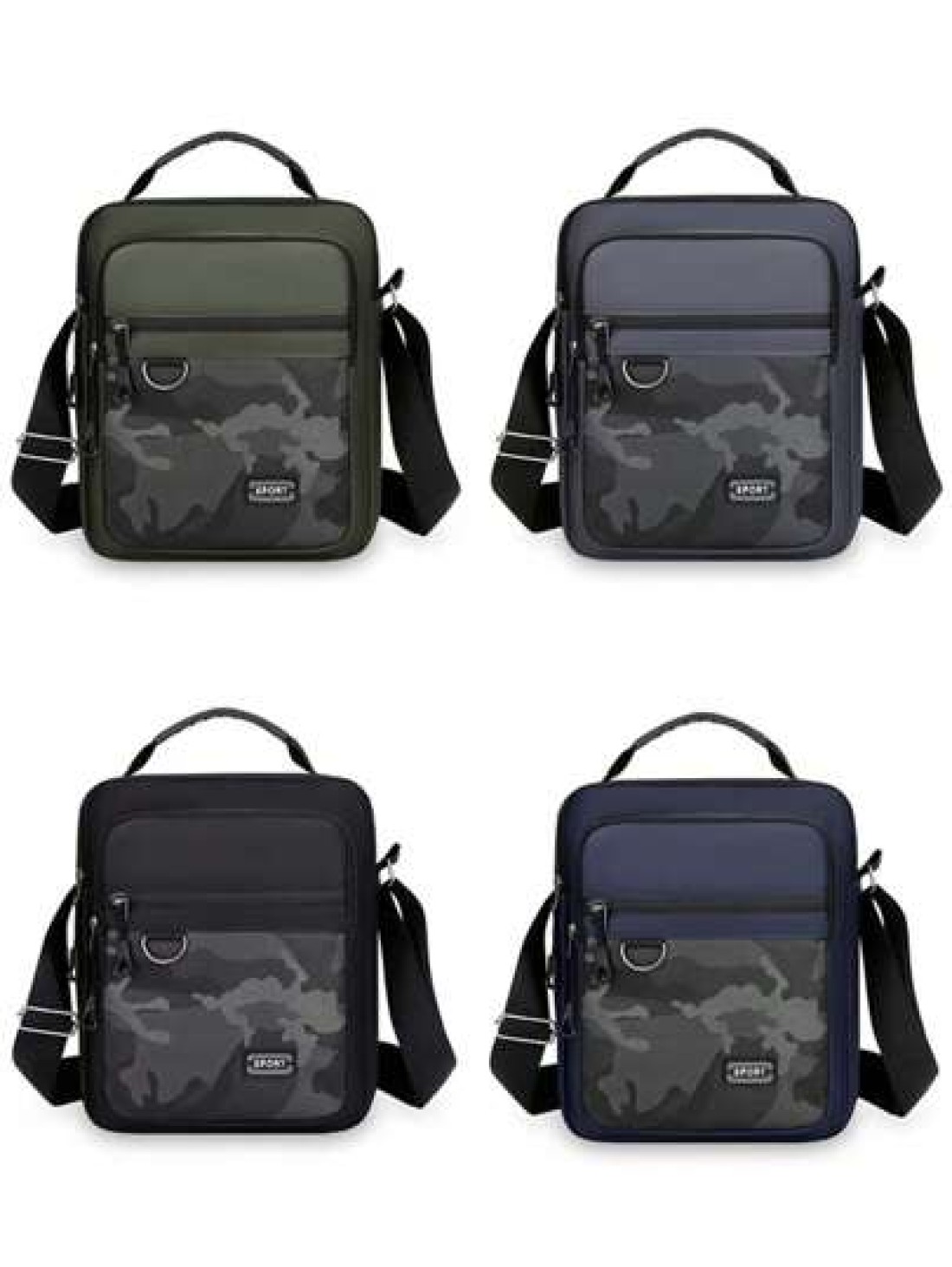 New Multifunctional Men s Bags Korean Version Of The Simple Sports Outdoor Crossbody Bag Men s Large Capacity Shoulder Bag