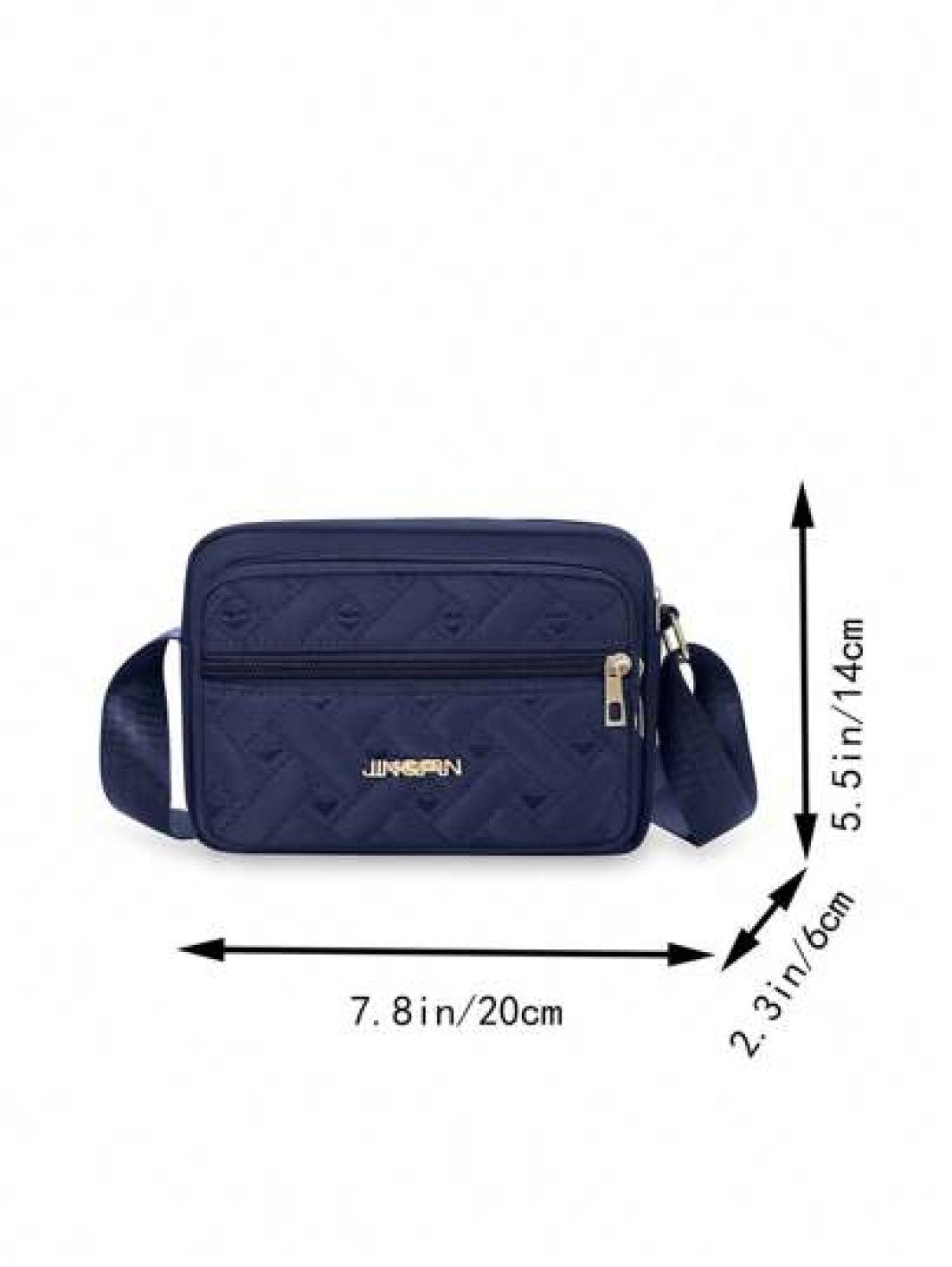 New Oxford Cloth Multi Layer Crossbody Bag Women s Bag Casual Embroidery Single Shoulder Mobile Phone Change Small Cloth Bag Business Bag