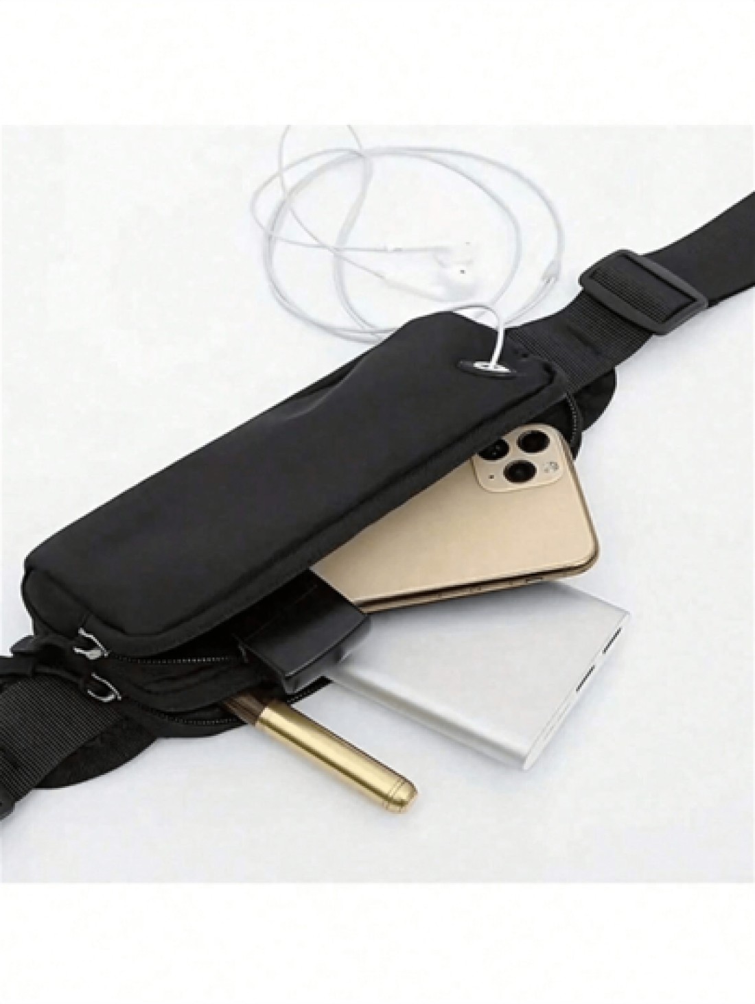 Men Sport Sling Bag Plus Water Resistant Earphone Friendly Phone Pack With Eyelets Ldealfor Cycling Skateboarding Hiking And Daily Commute With Construction And CasuaStyle