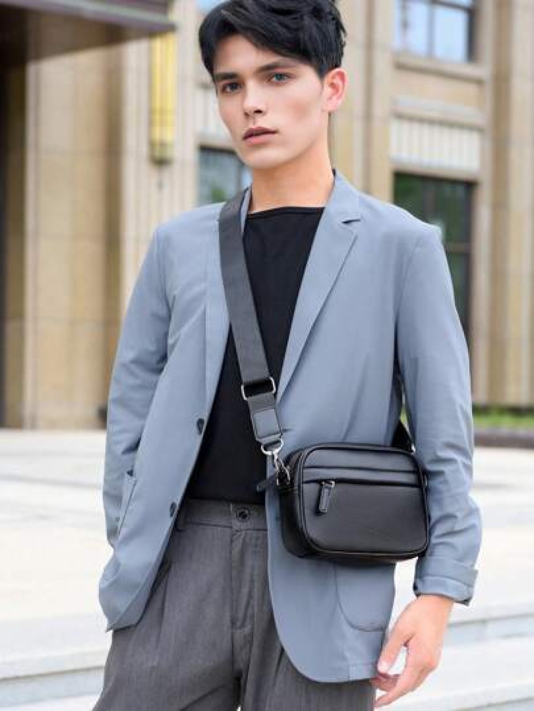 Men s Fashion Casual Messenger Bag Large Capacity Youth Gift Cross Body Street Style Sling Bag New Arrival
