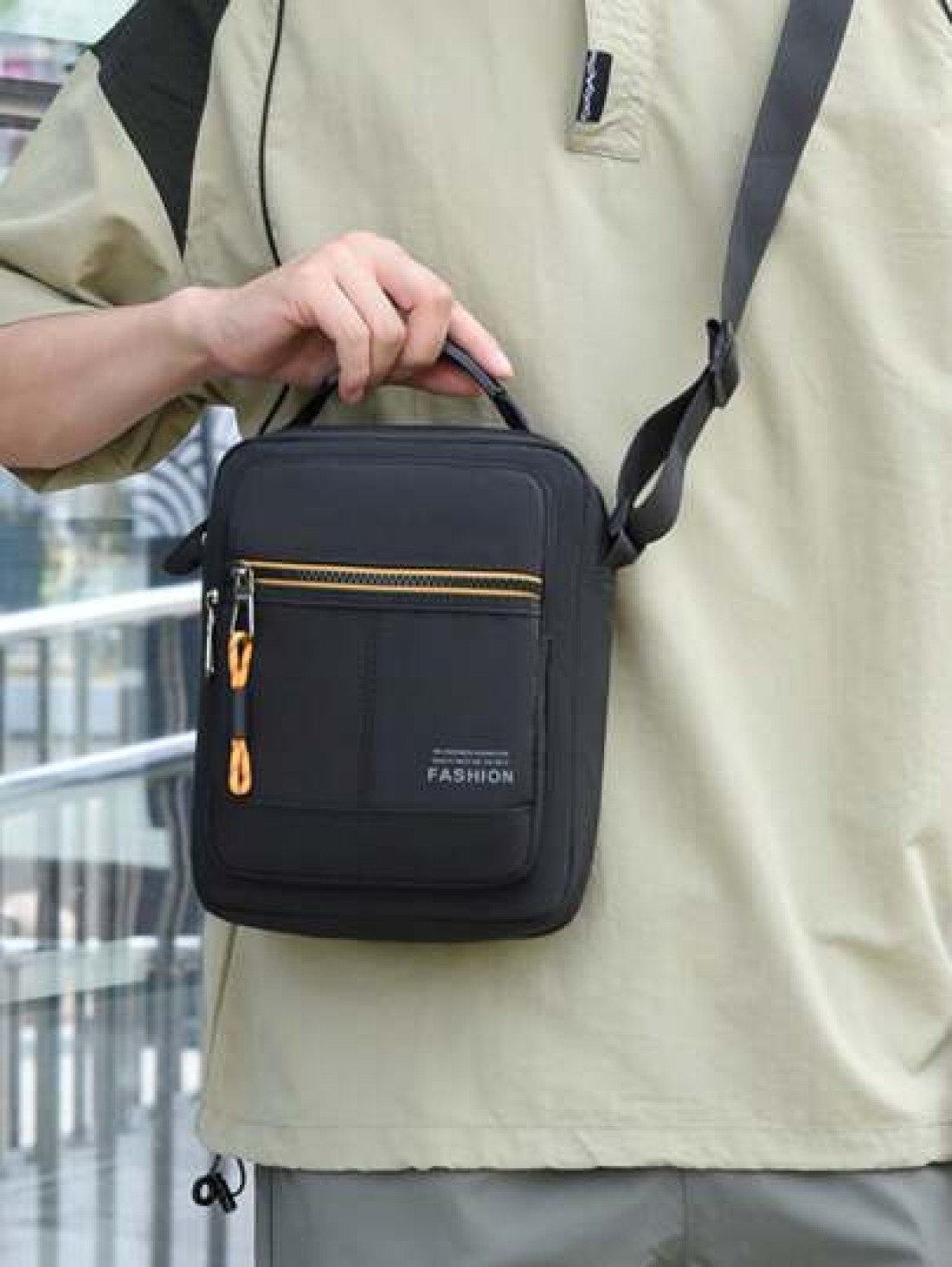 Crossbody Bag Men s Shoulder Bag Casual Backpack Waterproof Oxford Cloth Bag Travel Business Shoulder Bag Small Bag Canvas Men s Bag