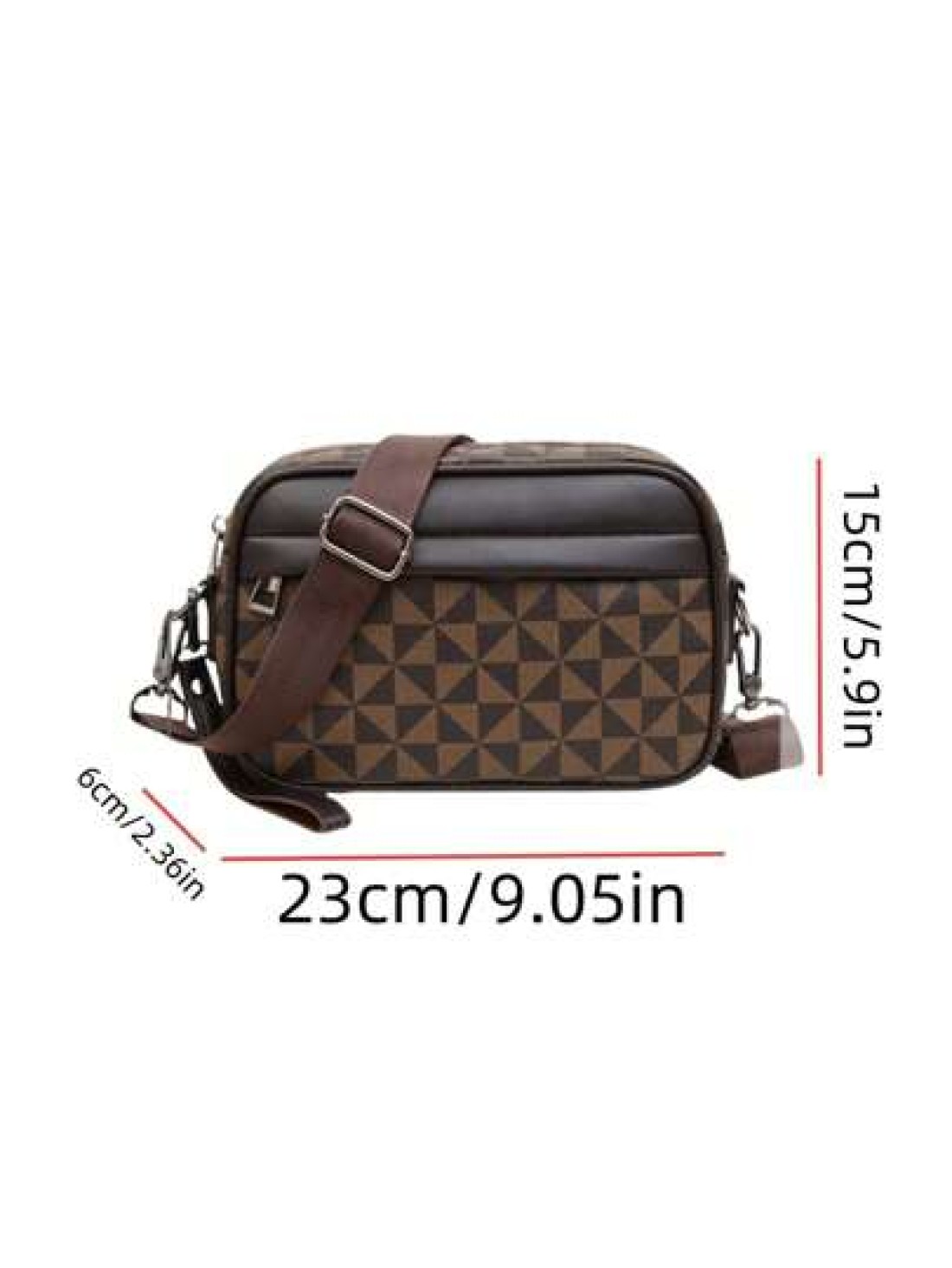 1pc Men s Satchel Bag Fashion Casual Messenger Bag Shoulder Bag Square Small Crossbody Bag Pu Leather Waterproof Multi Functional Casual Casual Business College Boy Bag Sport Casual Postman Boy To His