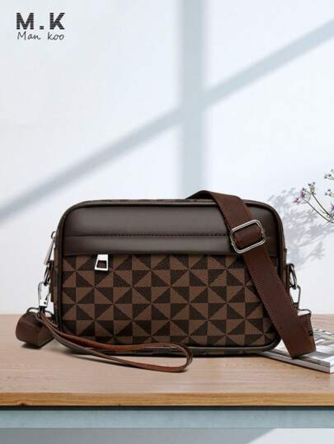 2025 Minimalist Fashion Men s Handbag With Zipper Closure Suitable For Daily Use Travel Vacation Can Be Worn Crossbody Or As A Shoulder Bag