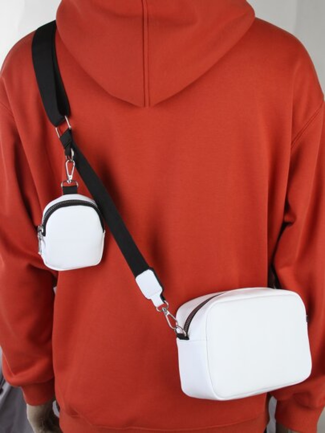 Students Multifunctional Shoulder Bag Men Minimalist Square Bag With Coin Purse Handbag Schoolbag College Outdoors Sports Commute PU Leather Water Proof Portable Side Bag Mini Coin Purse Mini Box Cros