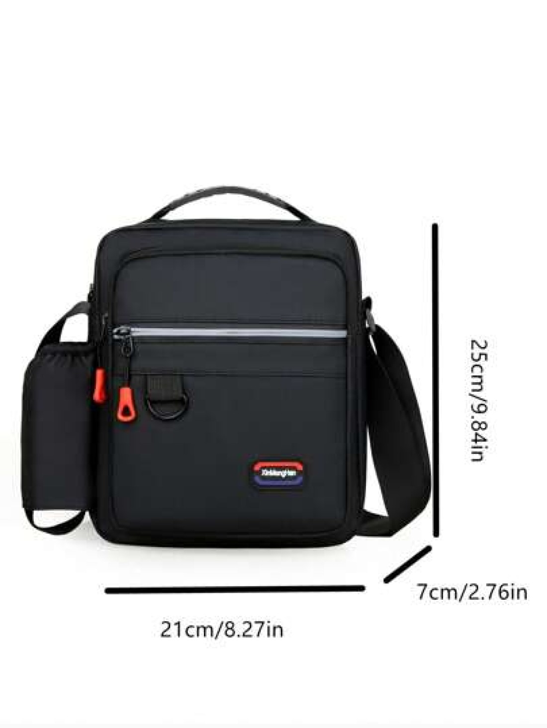 Multi Pocket Fashion Casual Outdoor Travel Backpack With Water Bottle Holder Reflective Stripe Soft For Men Fits Tablet Power Bank Wallet Umbrella