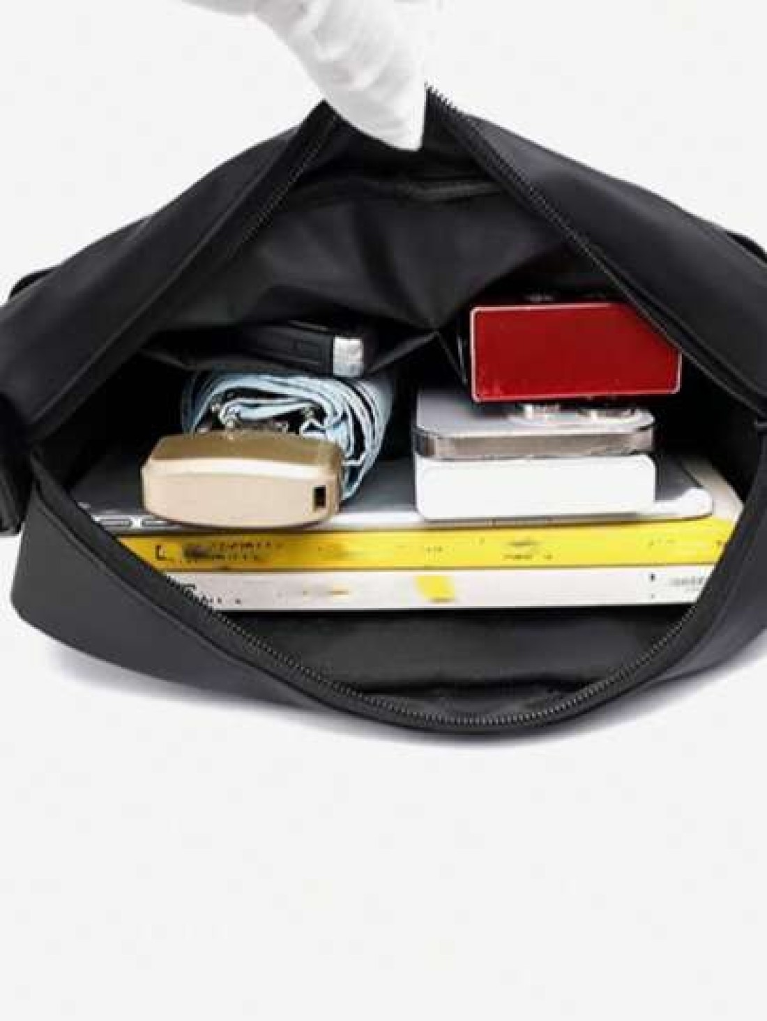 Men s Casual Lightweight One Shoulder Backpack New Multi Pocket Large Capacity Commuter Backpack