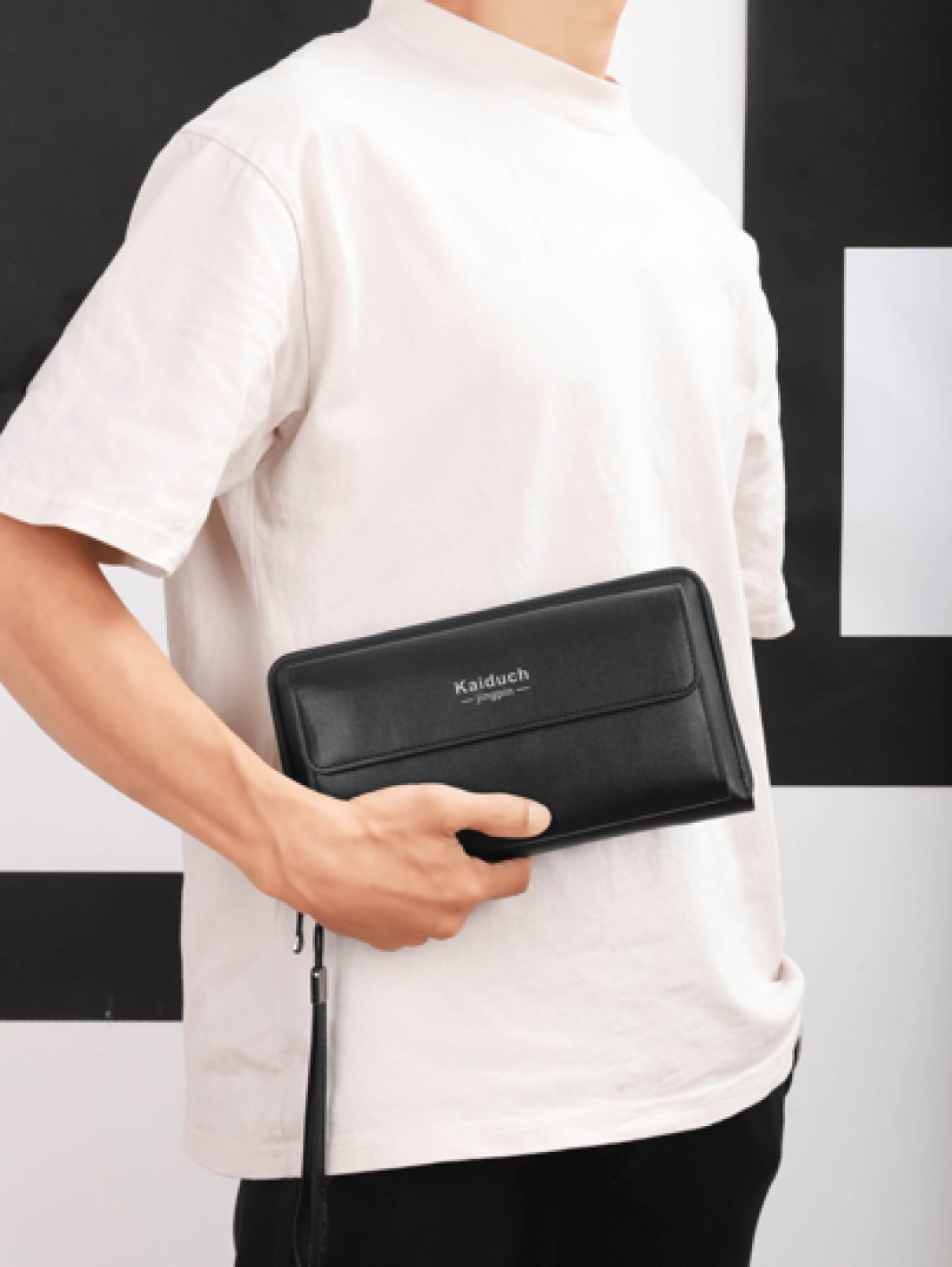 HOVI S Casual Morning Commuter Long Wallet Fashion Portable Large Capacity Multifunctional Travel Clutch Cell Phone Wallet Holiday Gift For Men
