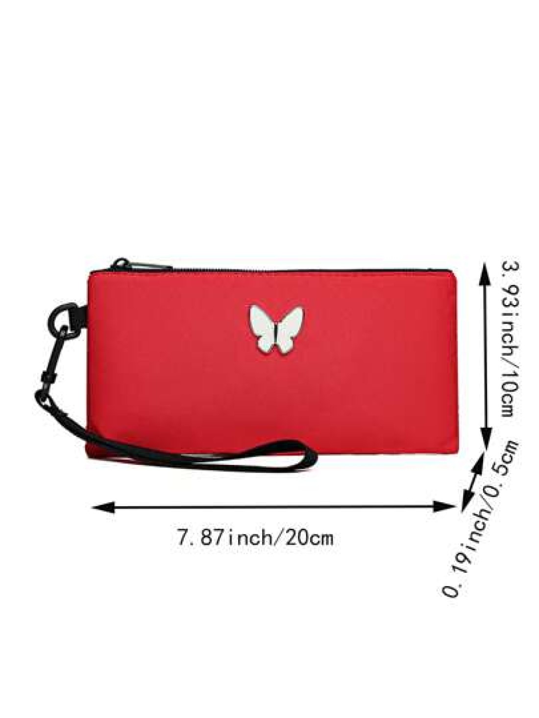 Butterfly Storage Makeup Bag Portable Handheld Bag Niche Change Card Bag