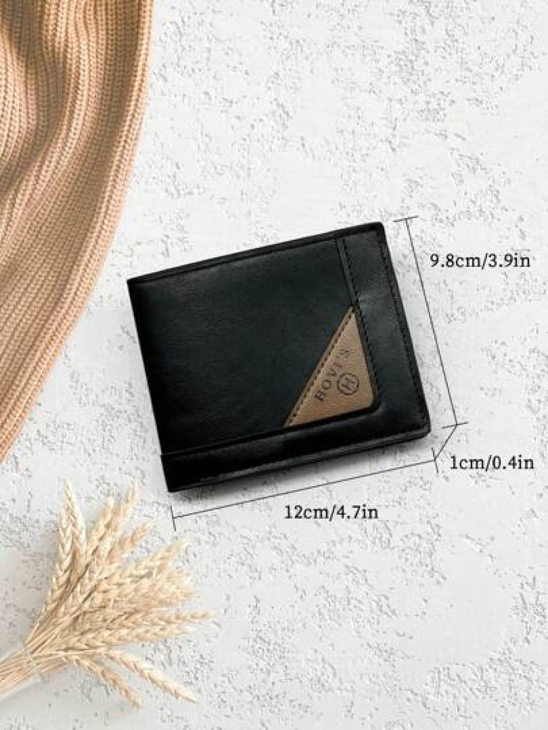 HOVI S Men s Short Wallet Large Capacity Multi Card Holder Ideal Graduation Gift Boyfriend Gift And Father s Day Present
