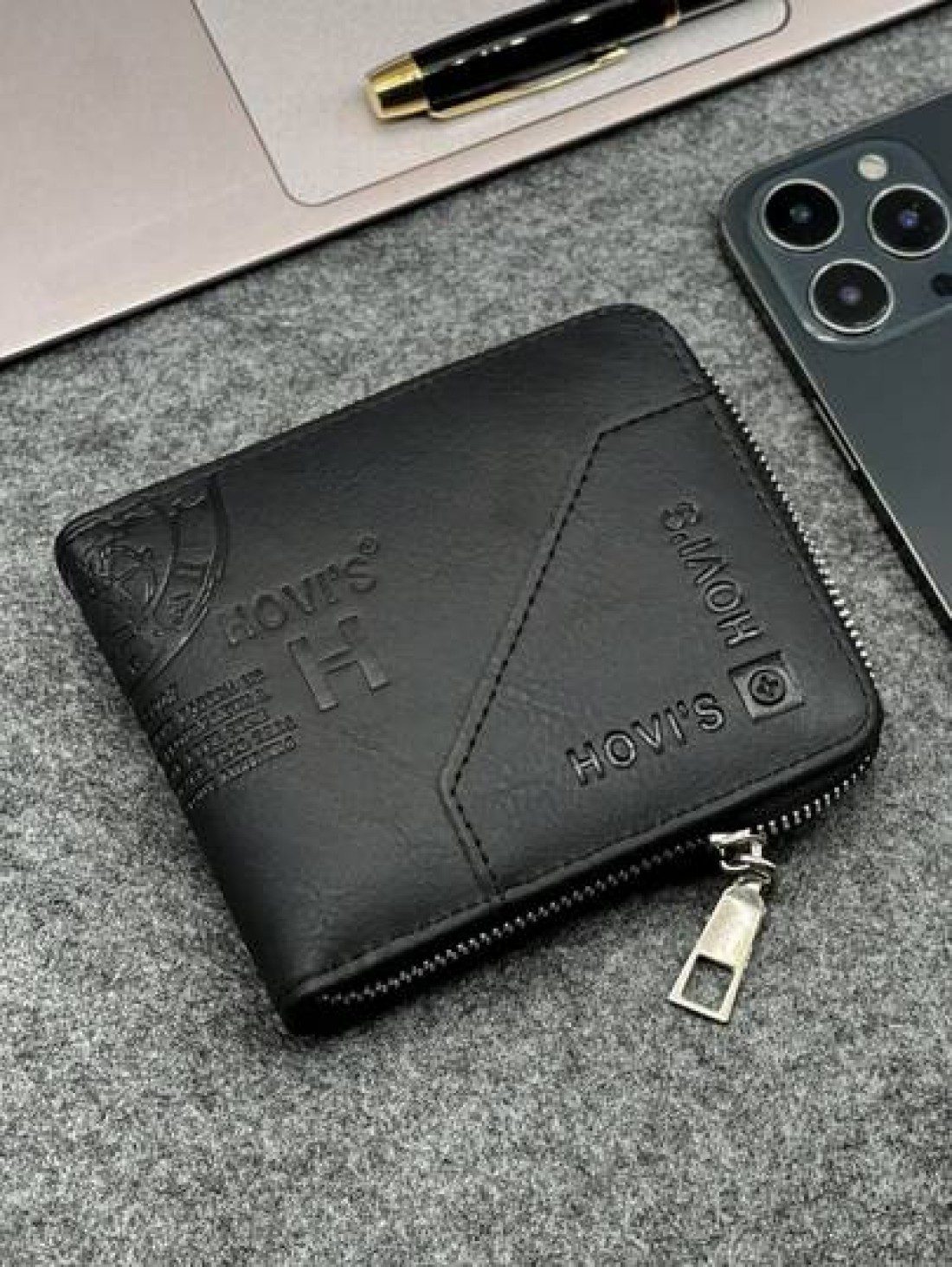 HOVI S Upgrade Your Look With Stylish Business Leather Wallets Fashion Short Wallet Old Money Style Men Vintage Funny Gifts Coin Purse Travel Christmas Purse Holiday Thanksgiving Gifts Vacation Hiking