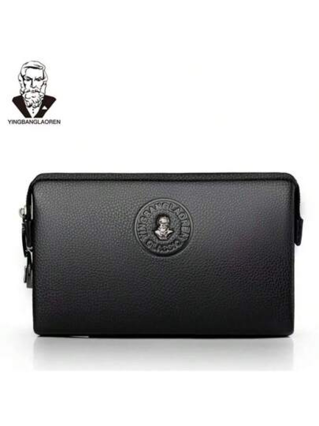Genuine Leather Clutch Wallet Business Password Lock Wallet Anti Theft Handbag Wallet Phone Stand Briefcase Travel Bag Coffee Color Gifts Fall Christmas Scream Men Bag Men Wallet Hand Bag Men Coin Pur