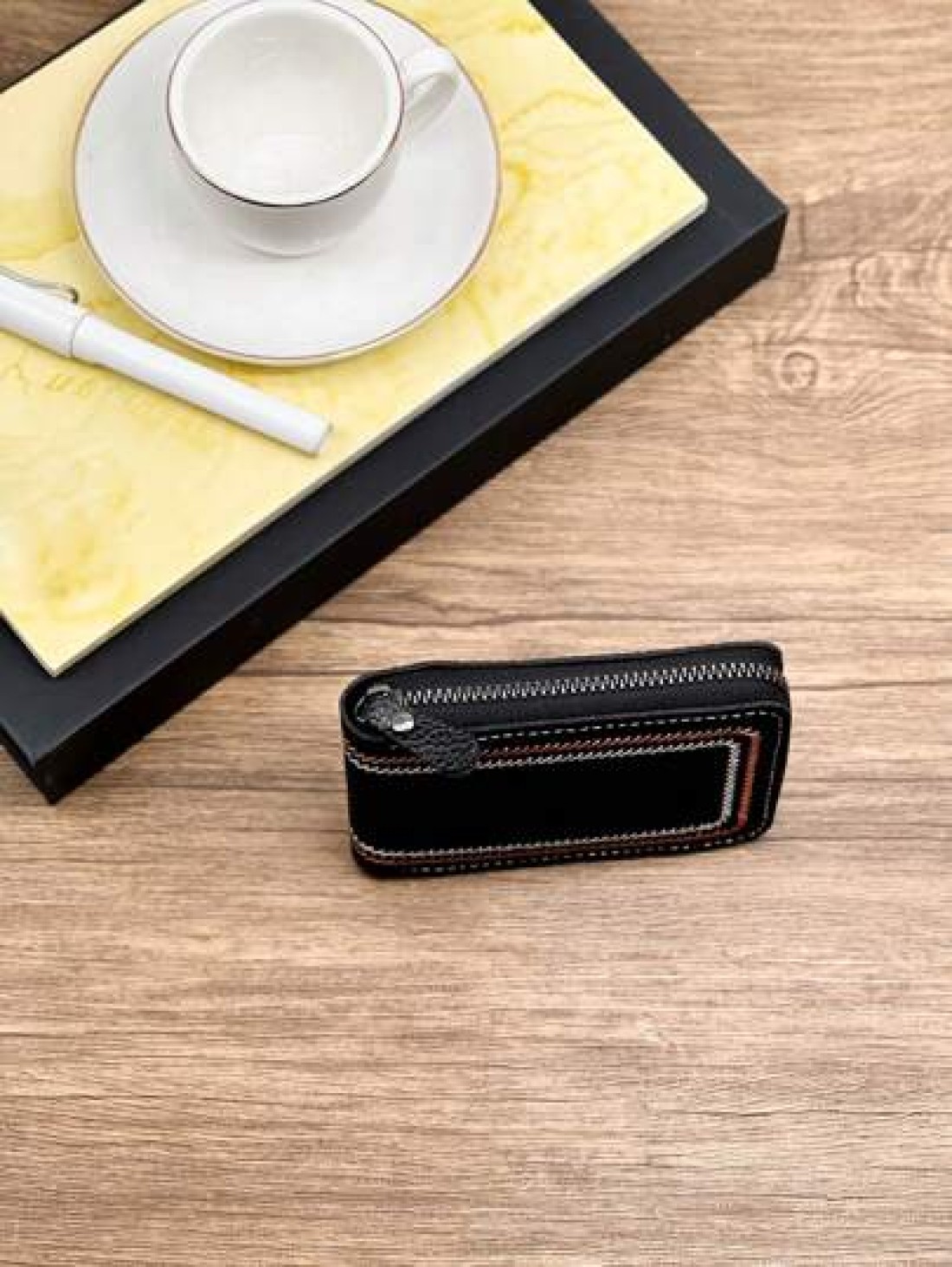 HOVI S Classic Minimalist Card Holder Ultra Thin Portable Card Coin Wallet Multi Function