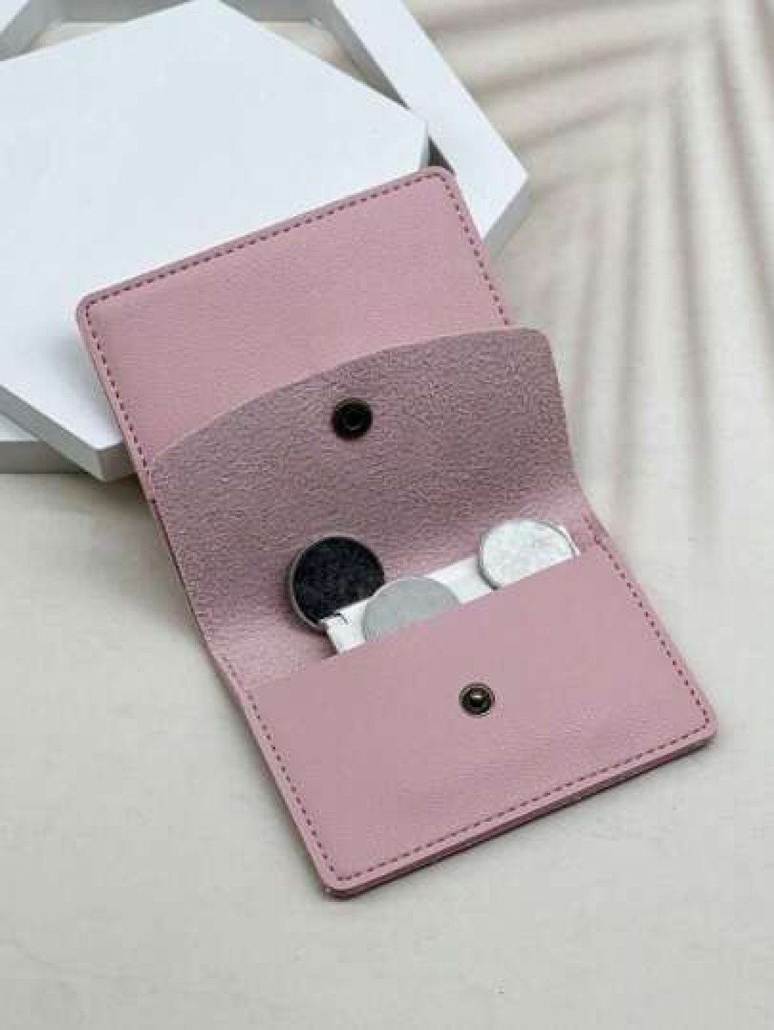 HOVI S Classic Minimalist Card Holder Super Thin Portable Card Coin Purse Multifunctional Wallet Business