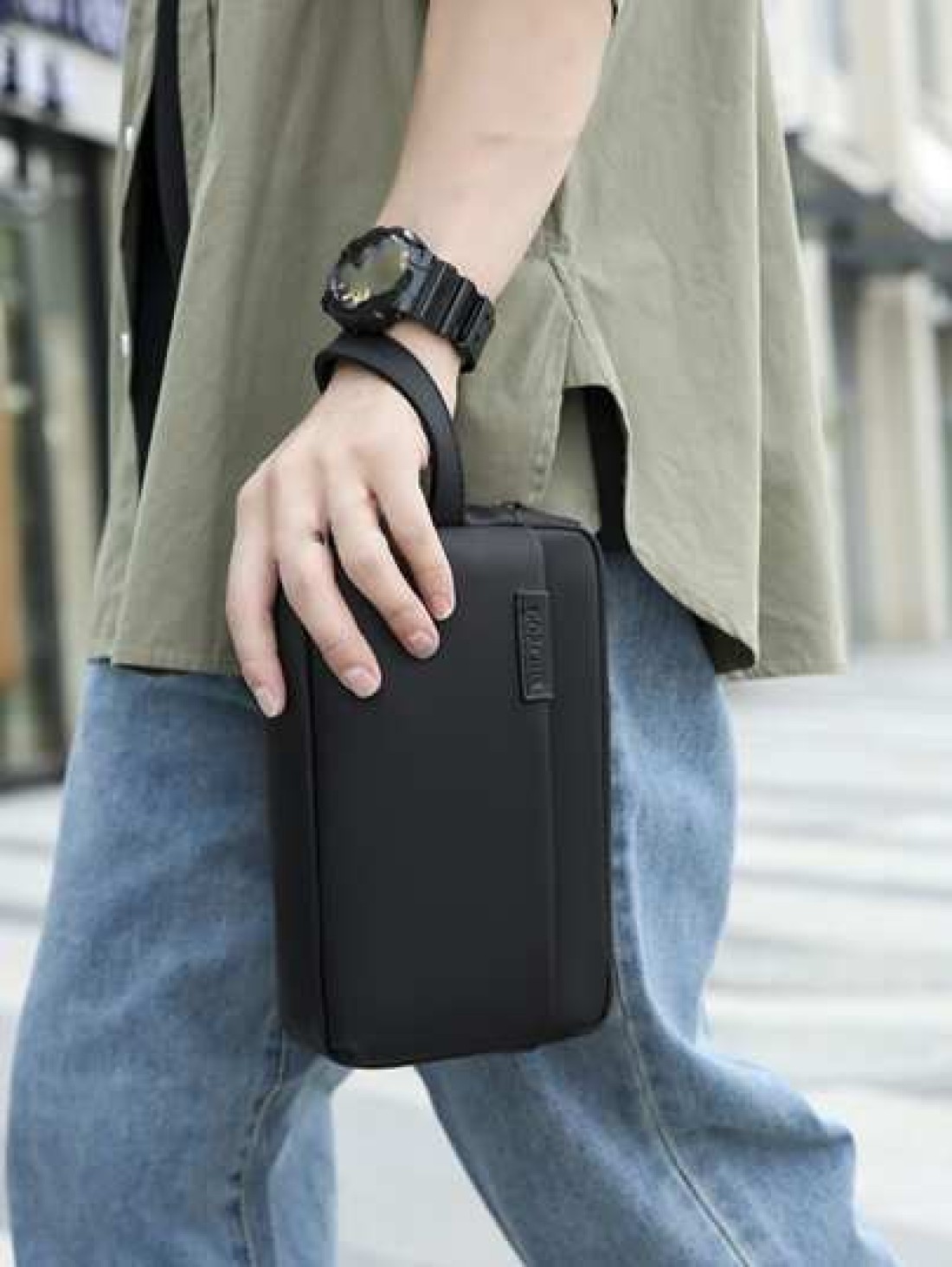 gorchis New Arrival Men s Large Capacity Handheld Bag With Multiple Pockets Water Proof And Design Suitable For Travel Toiletry Men Clutch Bag Handbag Wristlet Bag Purses Anti Theft Bag Stylish Practi