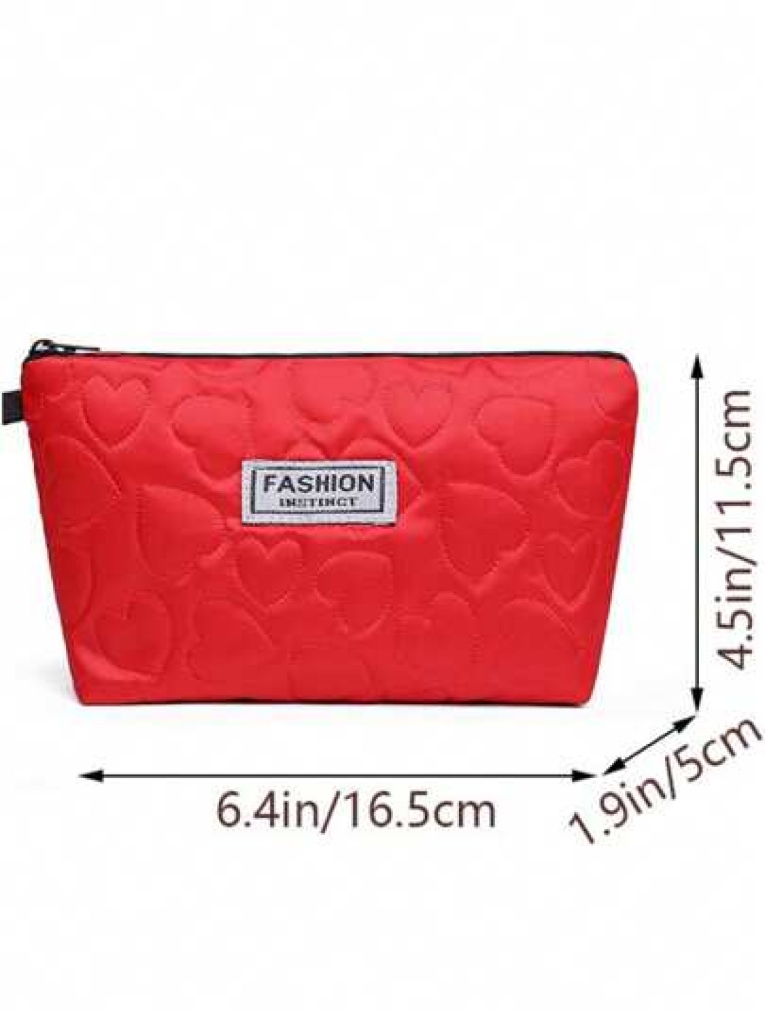 Niche High End Cosmetic Bag Heart Shaped Skin Care Product Storage Bag Travel Inner Liner Bag