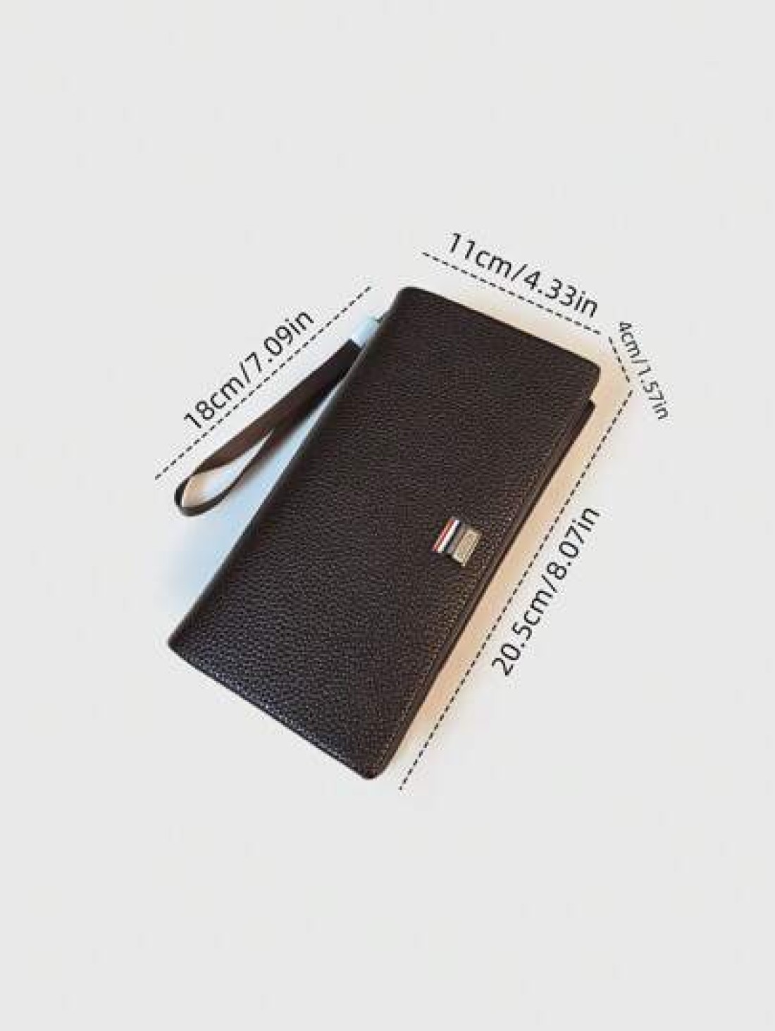 1 Piece Long Zipper Pu Leather Wallet For Men Large Capacity Purse Men Card Phone Holder Wallets Clutch Bag