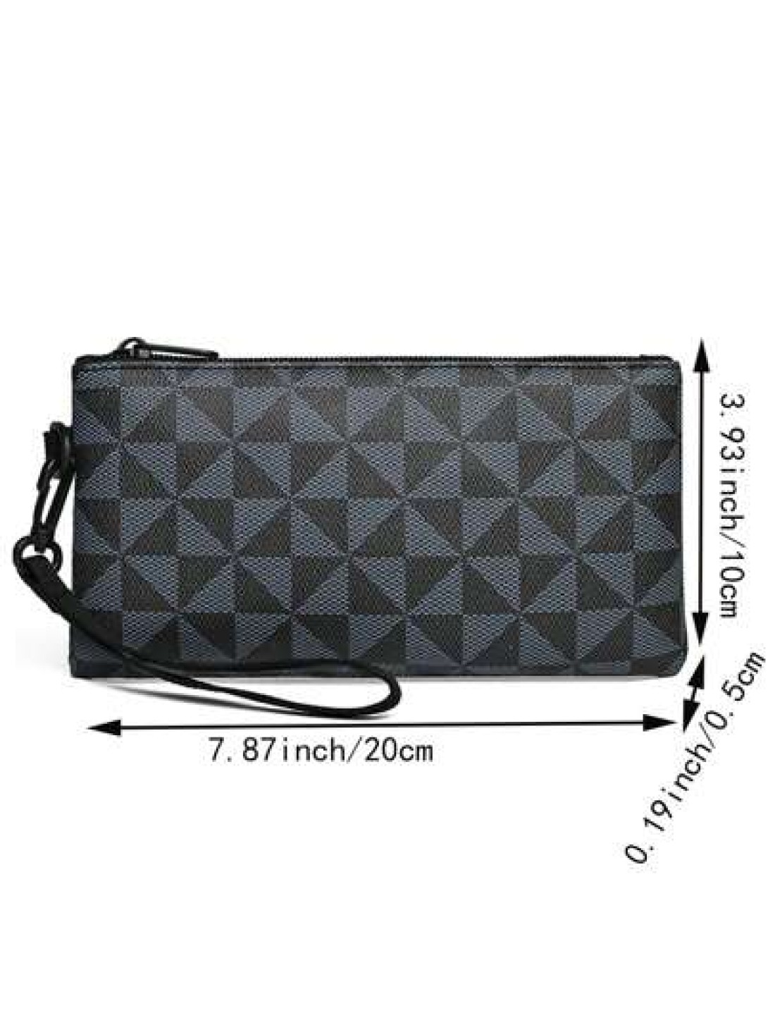 Men s Hand Bag Small Square Bag Stitching Handbag Fashion Fashion Niche Wrist Bag