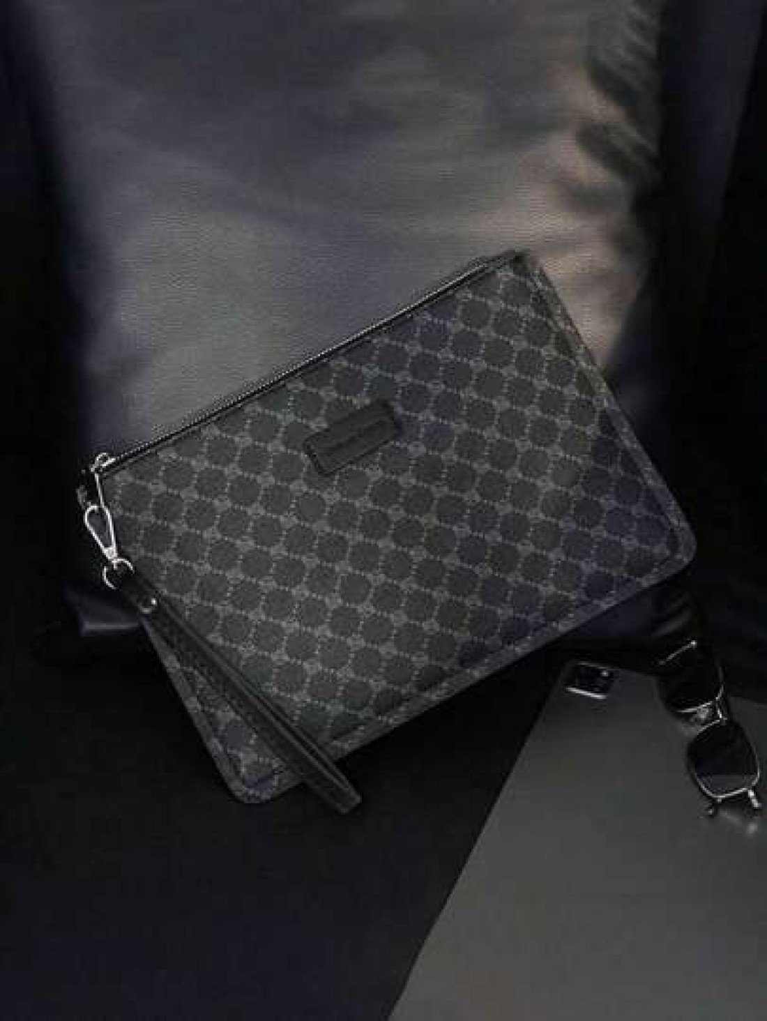 Men Clutch Bag Men Handbag Men Wristlet Bag Waterproof Portable Lightweight For College Business Travel PU Leather Business Simple Style Fashion Streetwear For Men For Boys College Student Gift For Me