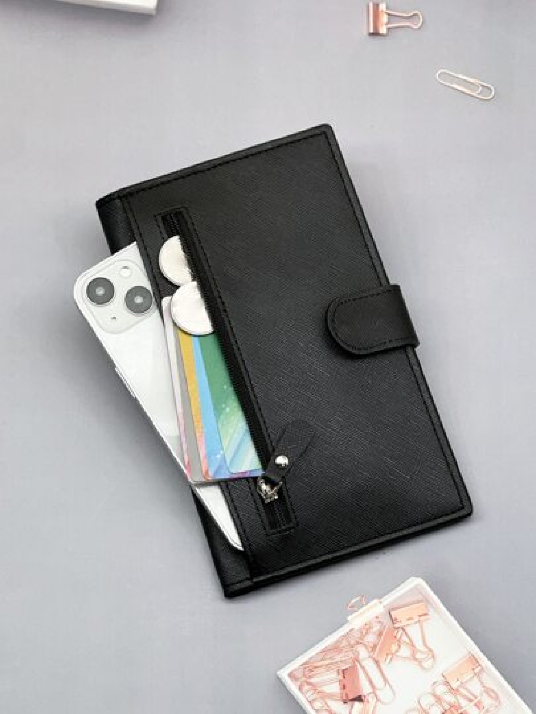 HOVI S Lightweight Passport Card Case Multi Card Slots Multi Function Passport Protect Your ID With This Portable Slim Bag Lightweight Portable Credit Card ID Card White Collar Workers Purse Wash Bag