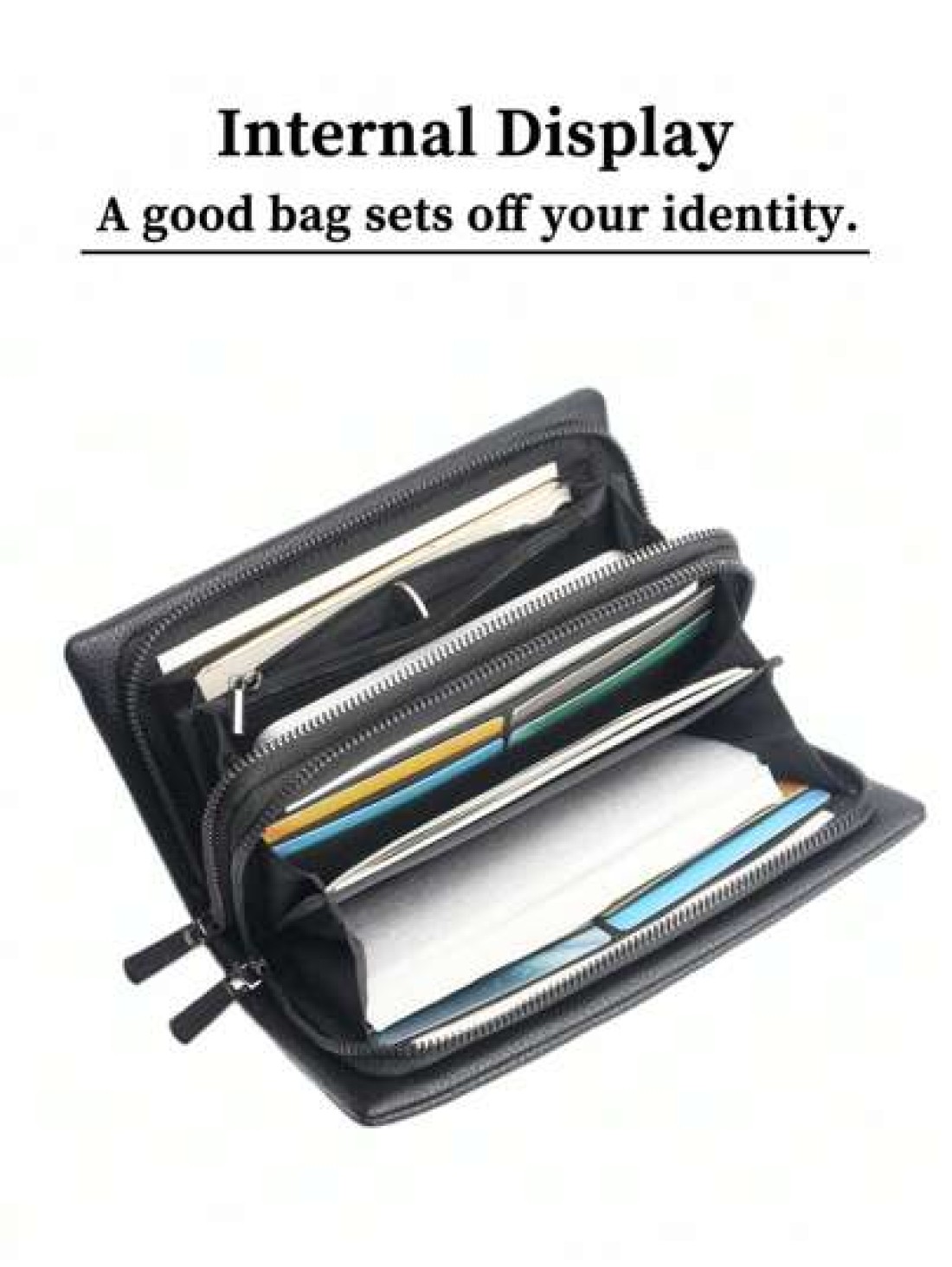 HOVI S Classic Solid Color Retro Clutch Bag Simple Business Large Capacity Lightweight Waterproof Men s Daily Commuting Mobile Phone Bag