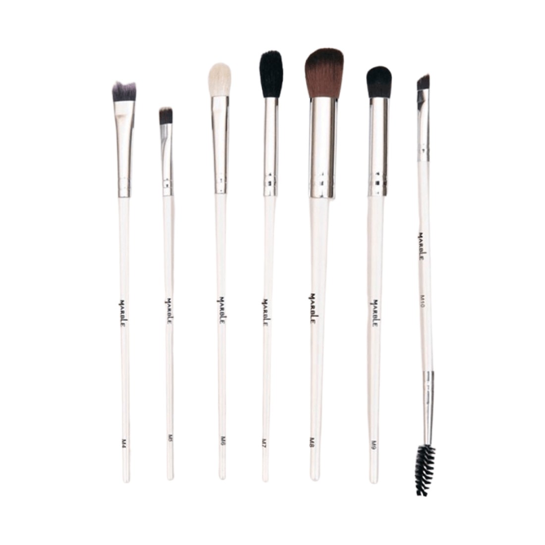 Marbel Eyes and Eyebrow Brush Set - 7 Brushes