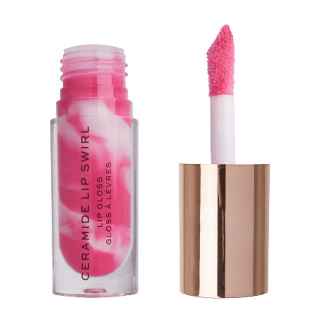 Revolution Ceramide Lip Swirl Lip Gloss - Berry pink