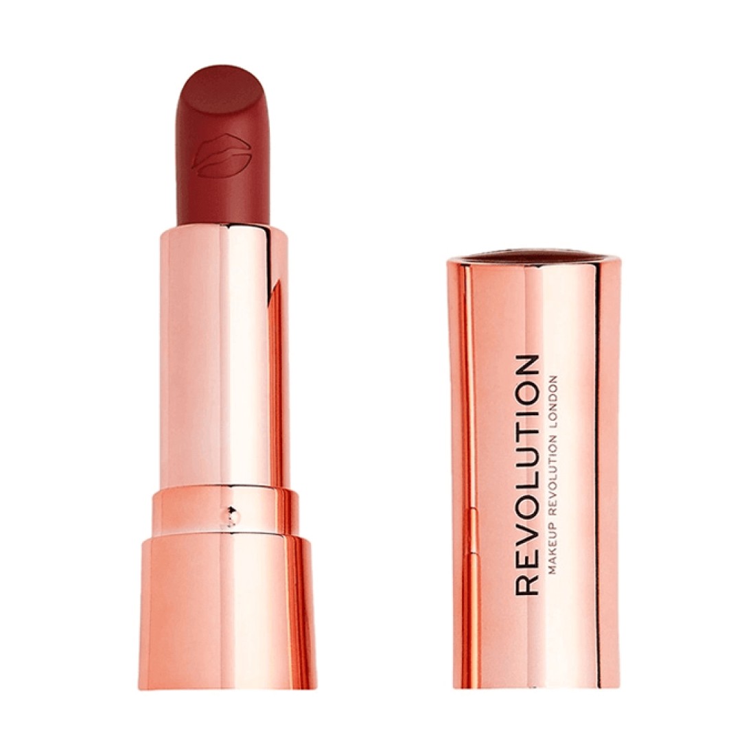 Revolution Satin Kiss Lipstick- Rose