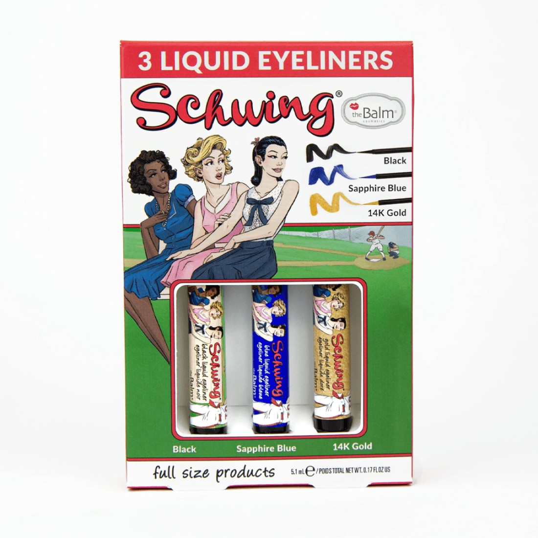 theBalm Schwing Liquid Eyeliner Trio Set - 3 Colors